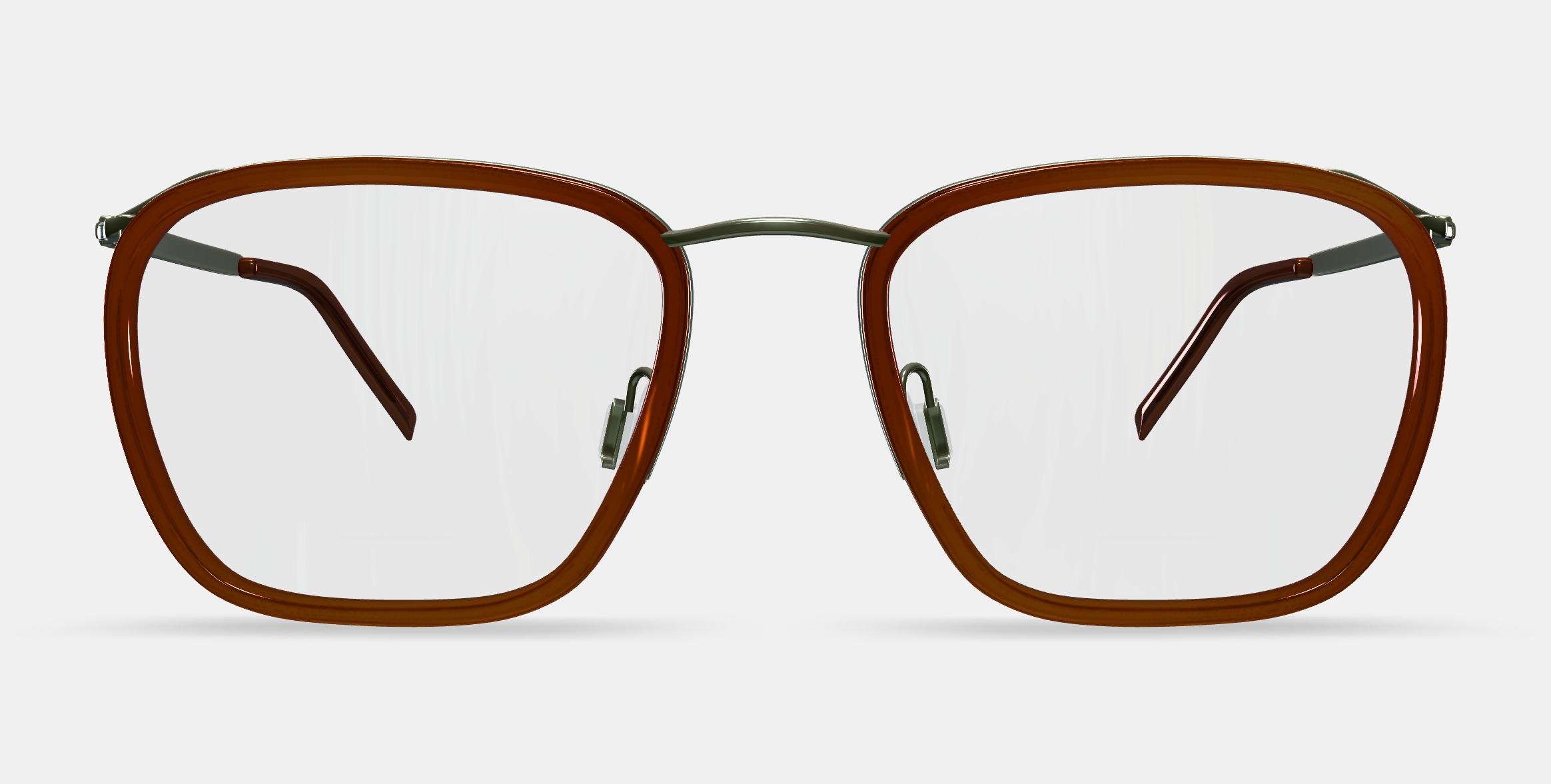 Callen Eyeglasses in Cacao Crystal with Riesling 3D model_11