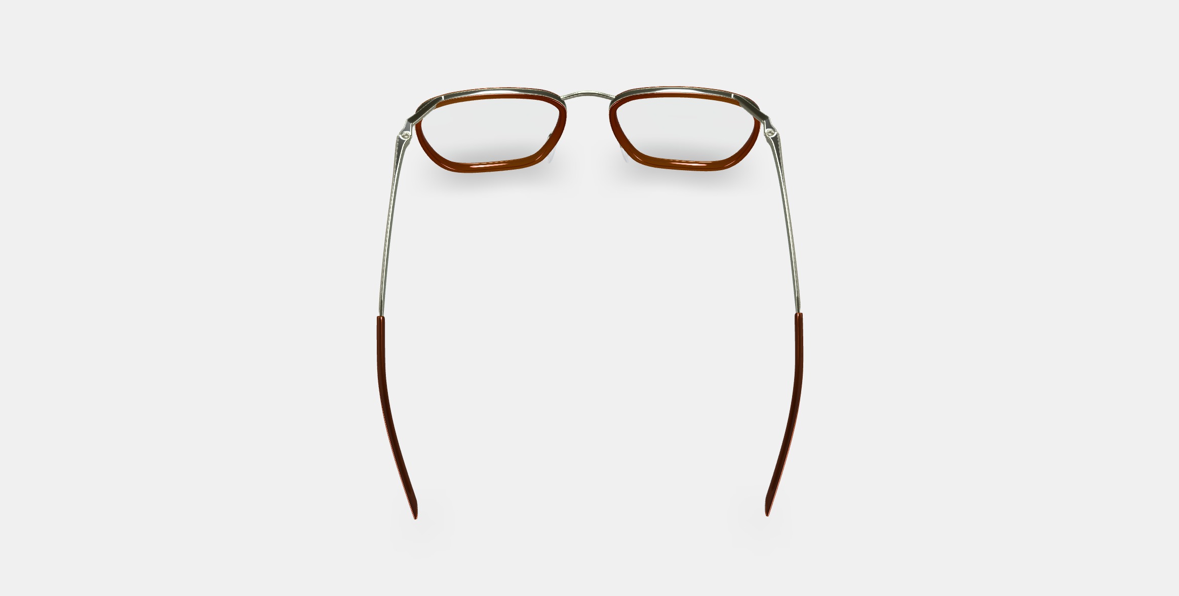 Callen Eyeglasses in Cacao Crystal with Riesling 3D model_3