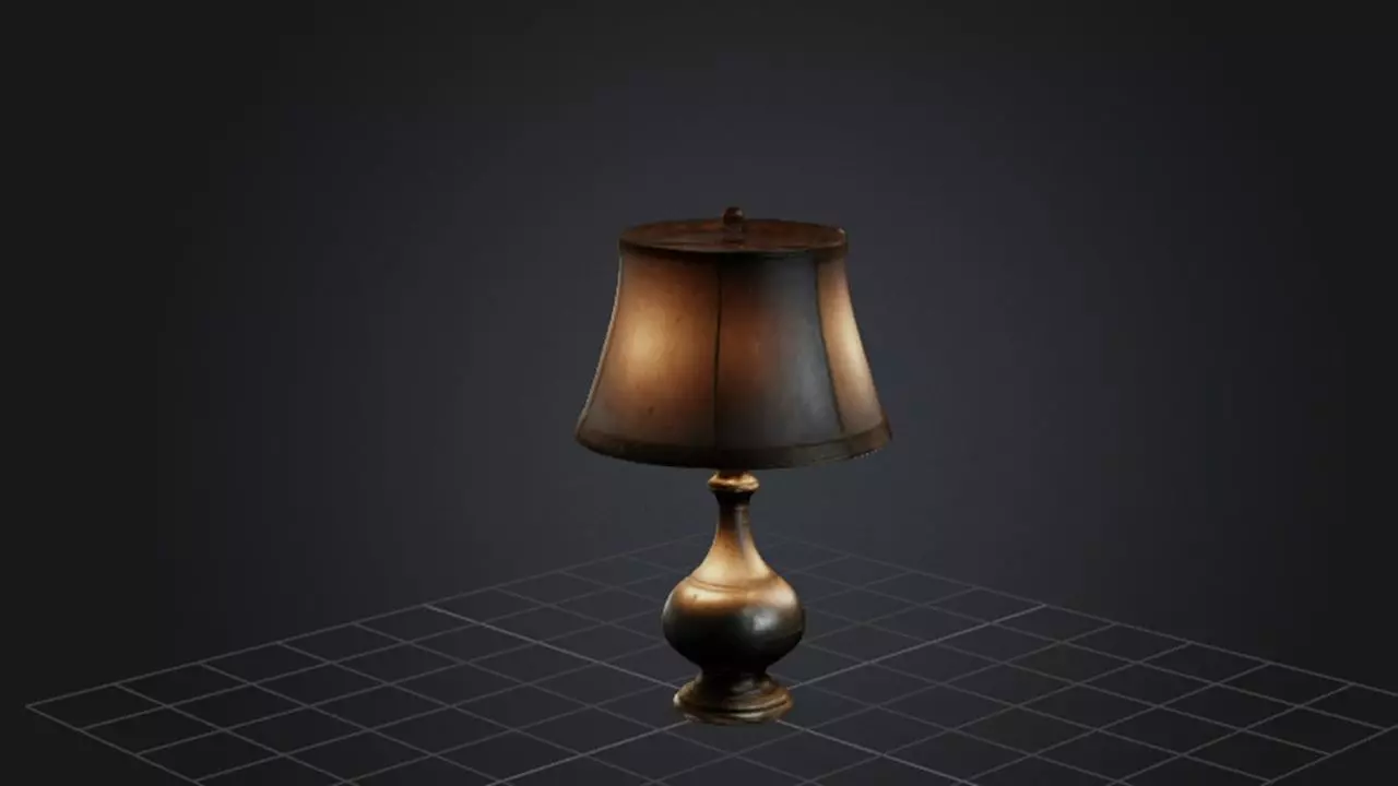 Eternal Glow Lamp 3D model_0
