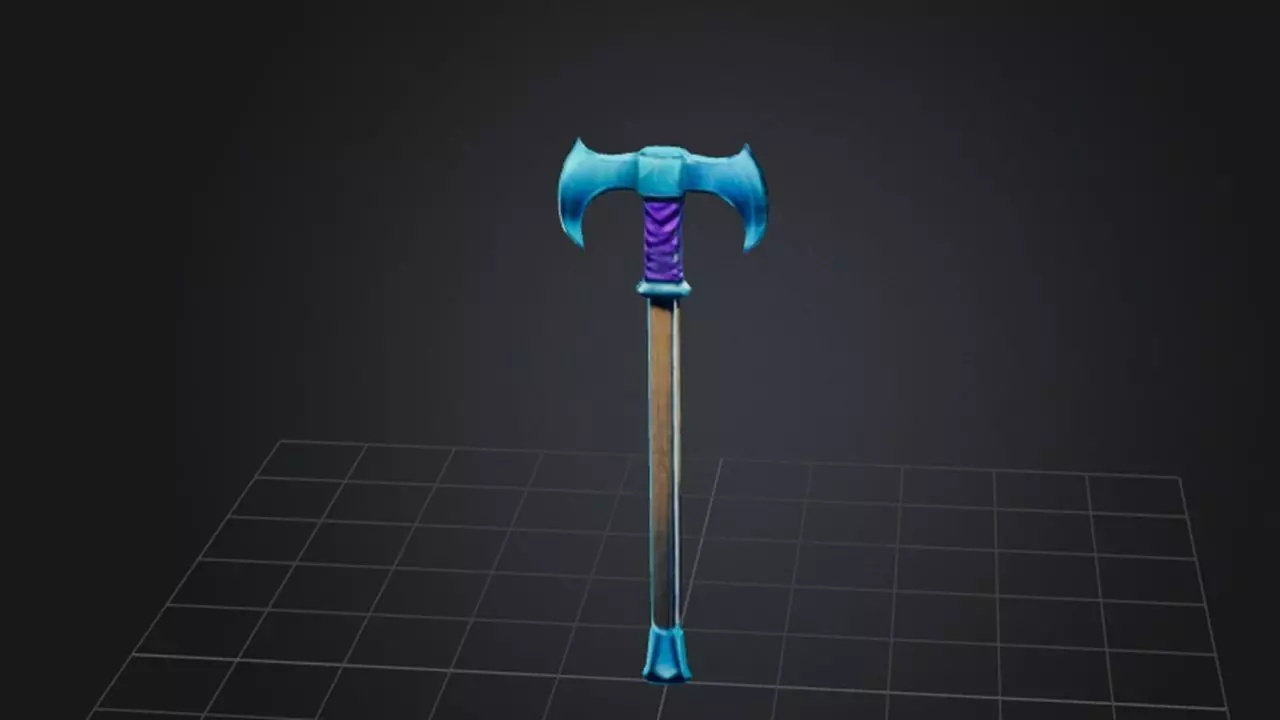 Battle Axe Elegance 3D model_0