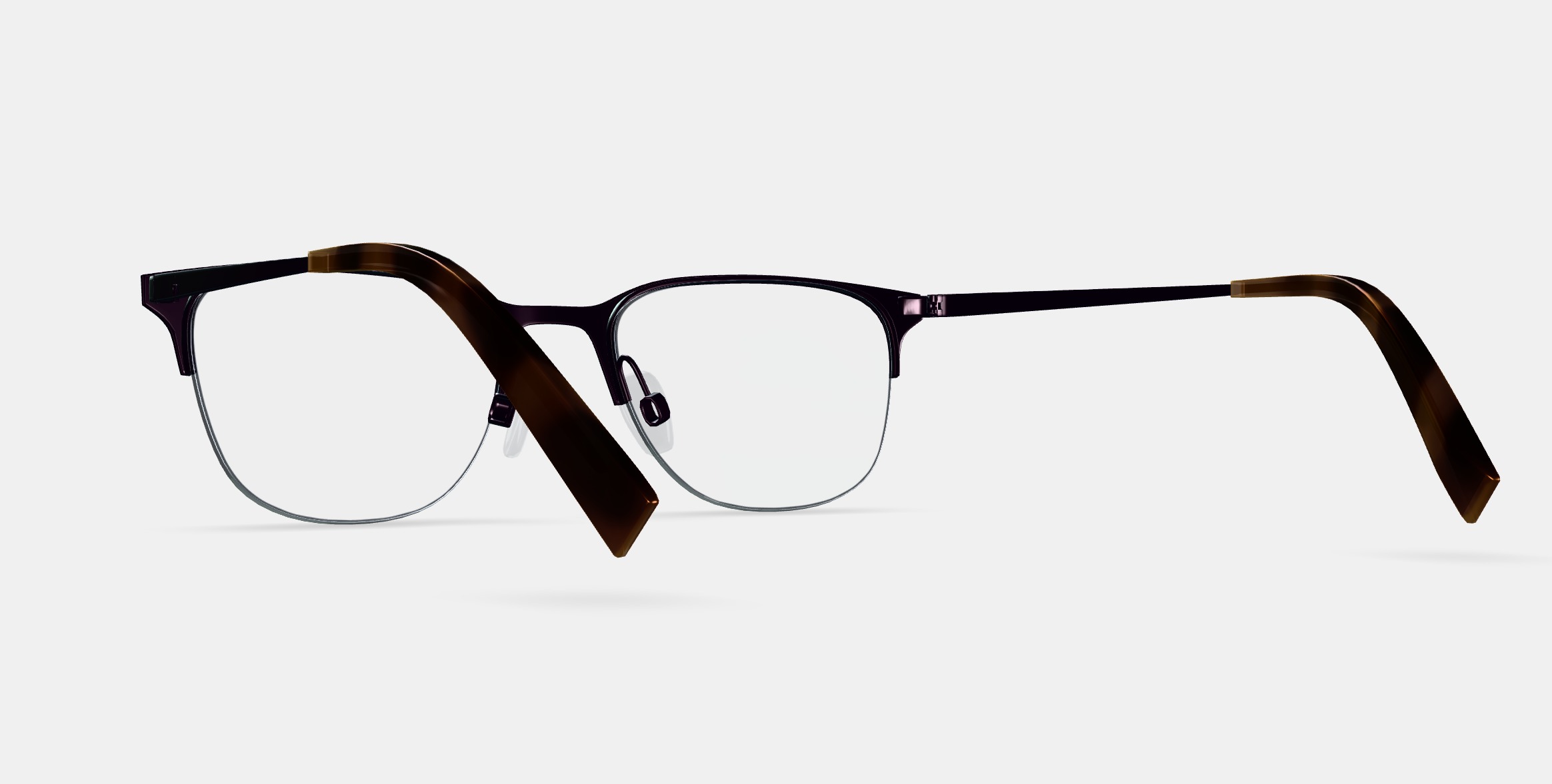 Wallis Eyeglasses in Carbon 3D model_3