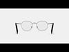 Simon Eyeglasses in Antique Silver 3D model_1