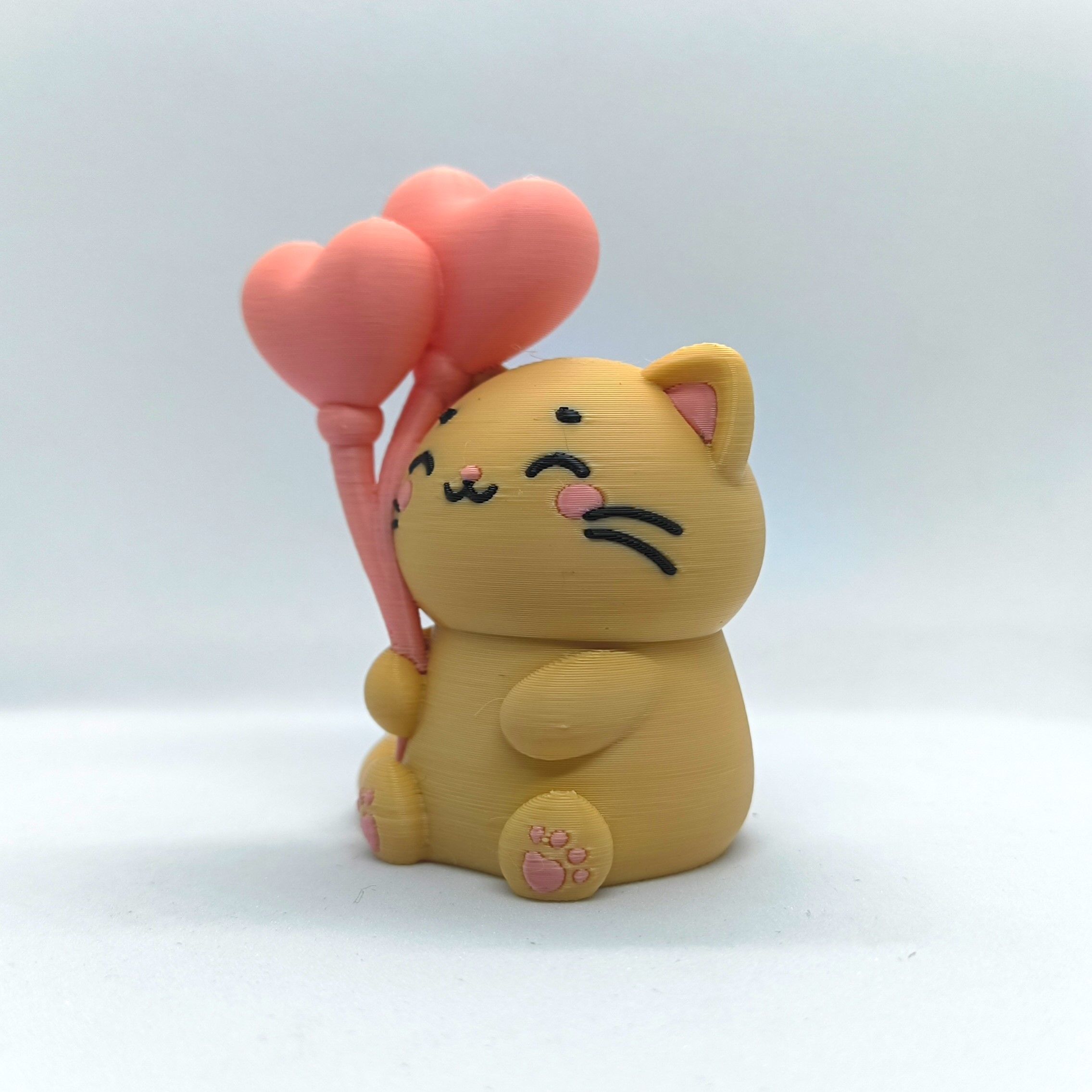 Valentines Special - Kawaii Cat 3D print model_4