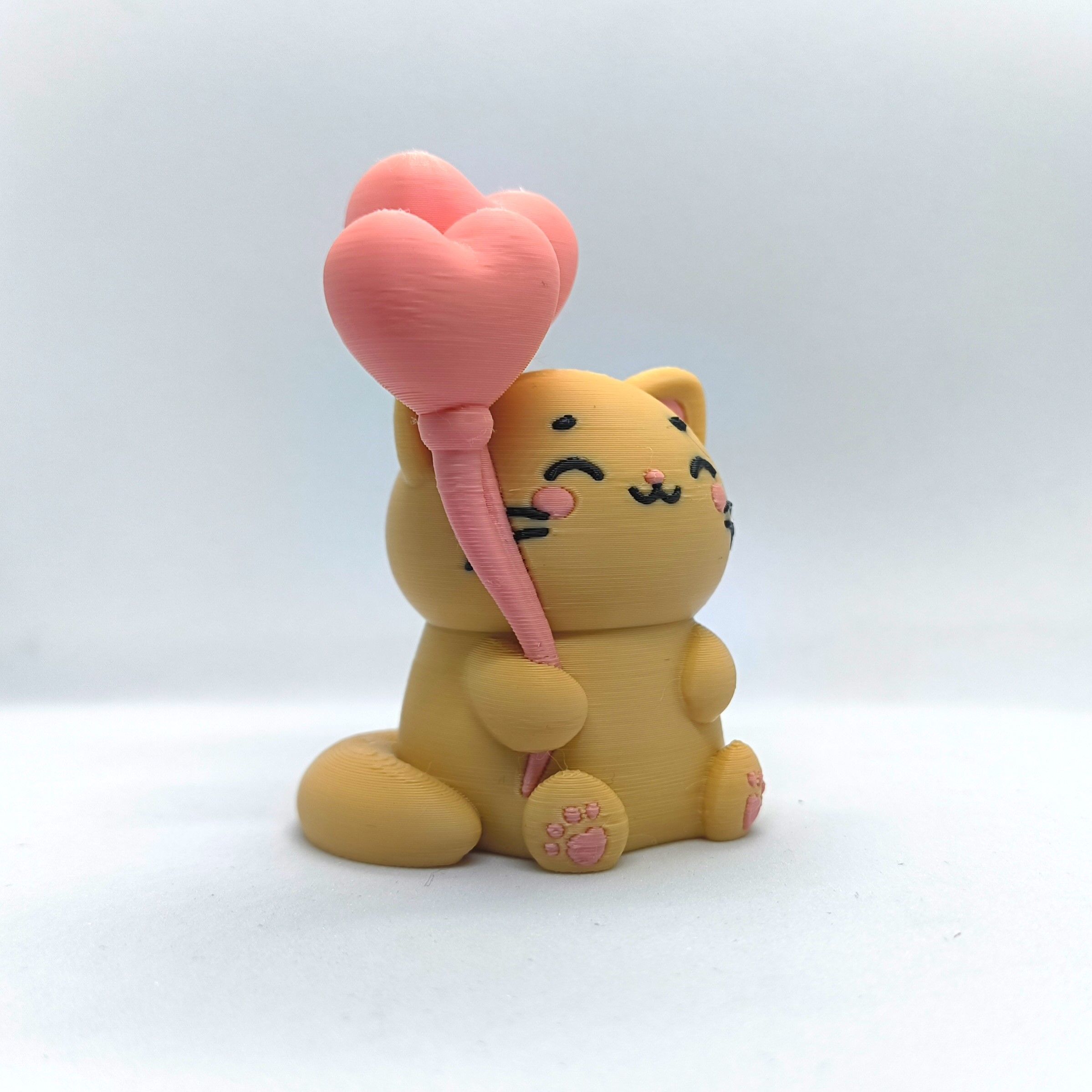 Valentines Special - Kawaii Cat 3D print model_2