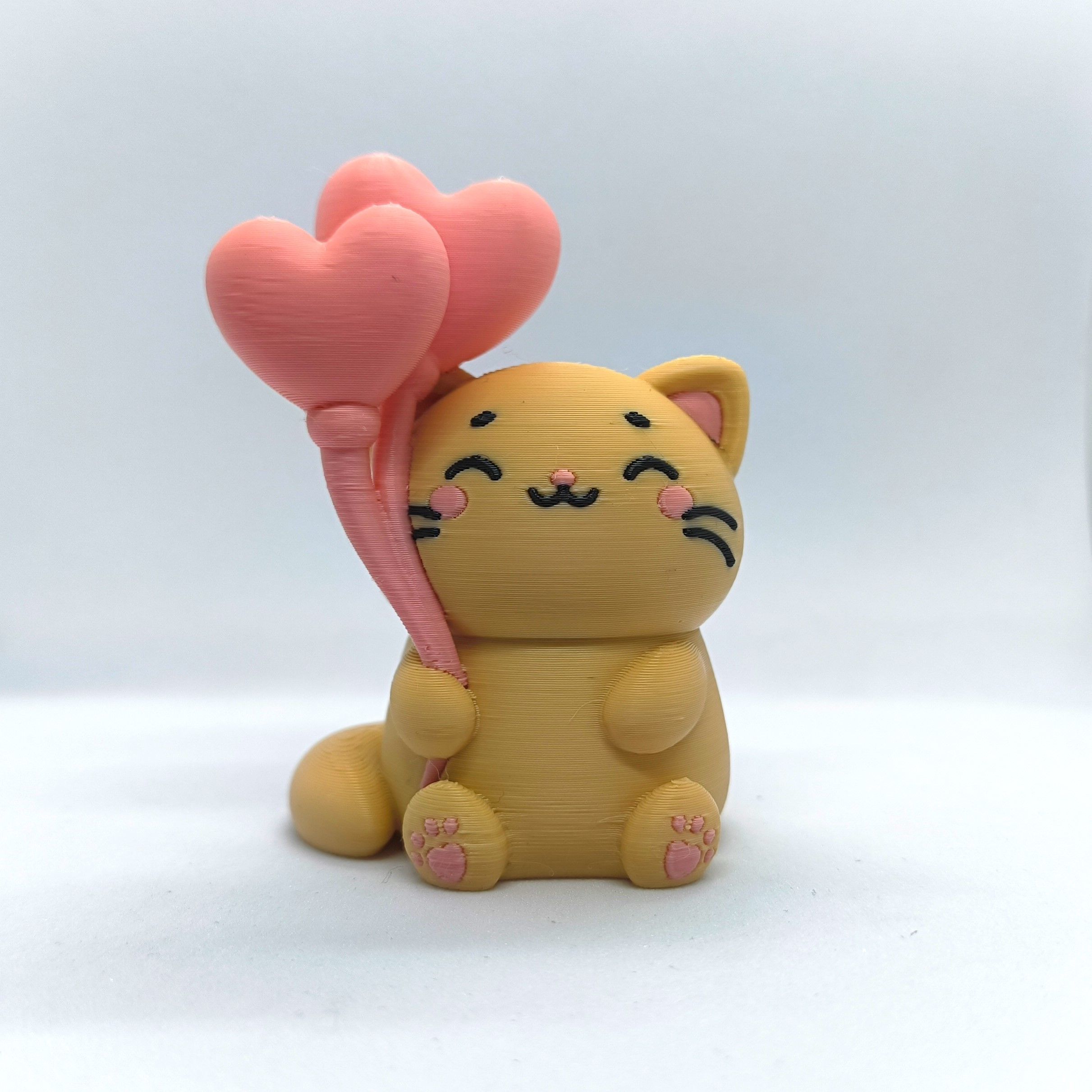 Valentines Special - Kawaii Cat 3D print model_3