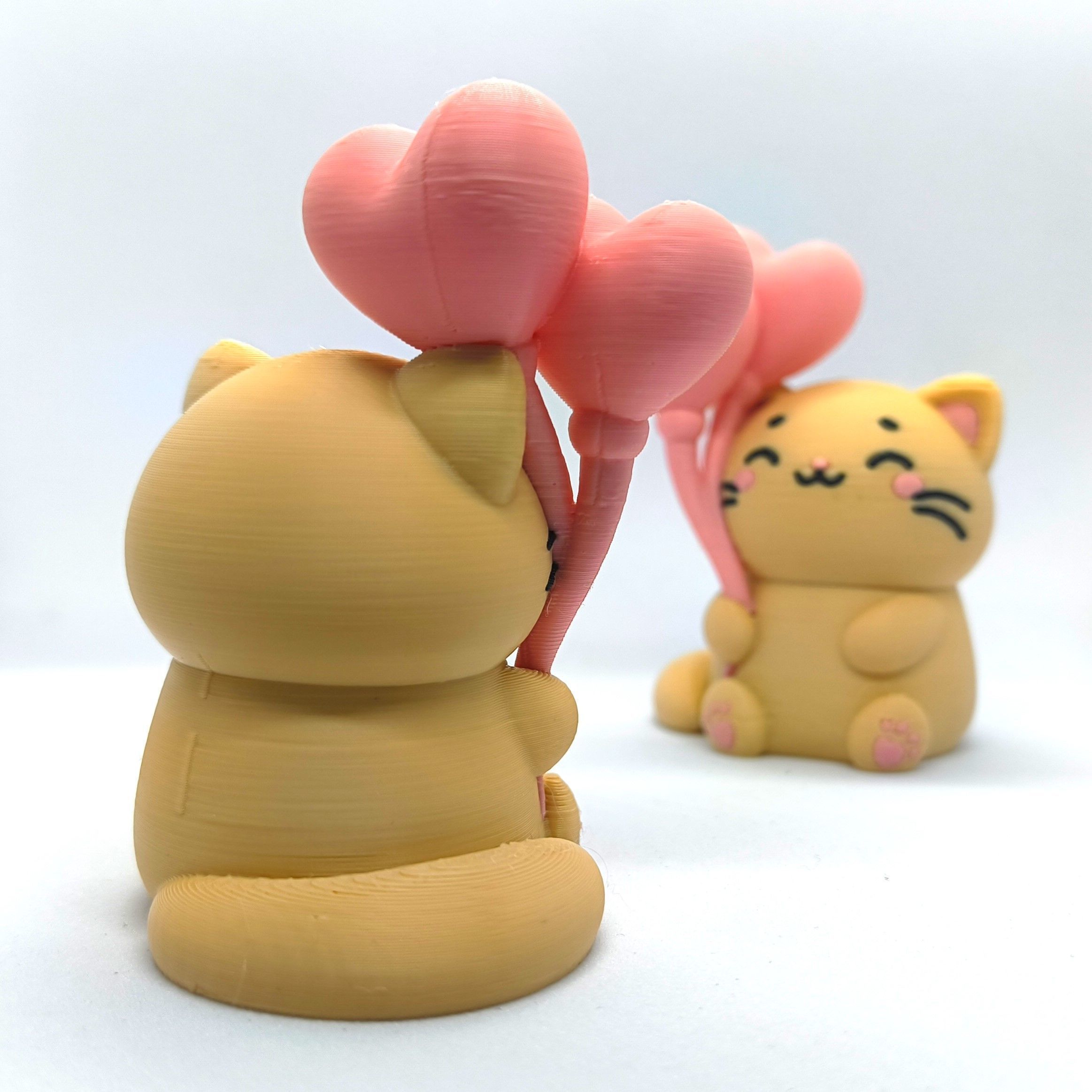 Valentines Special - Kawaii Cat 3D print model_6