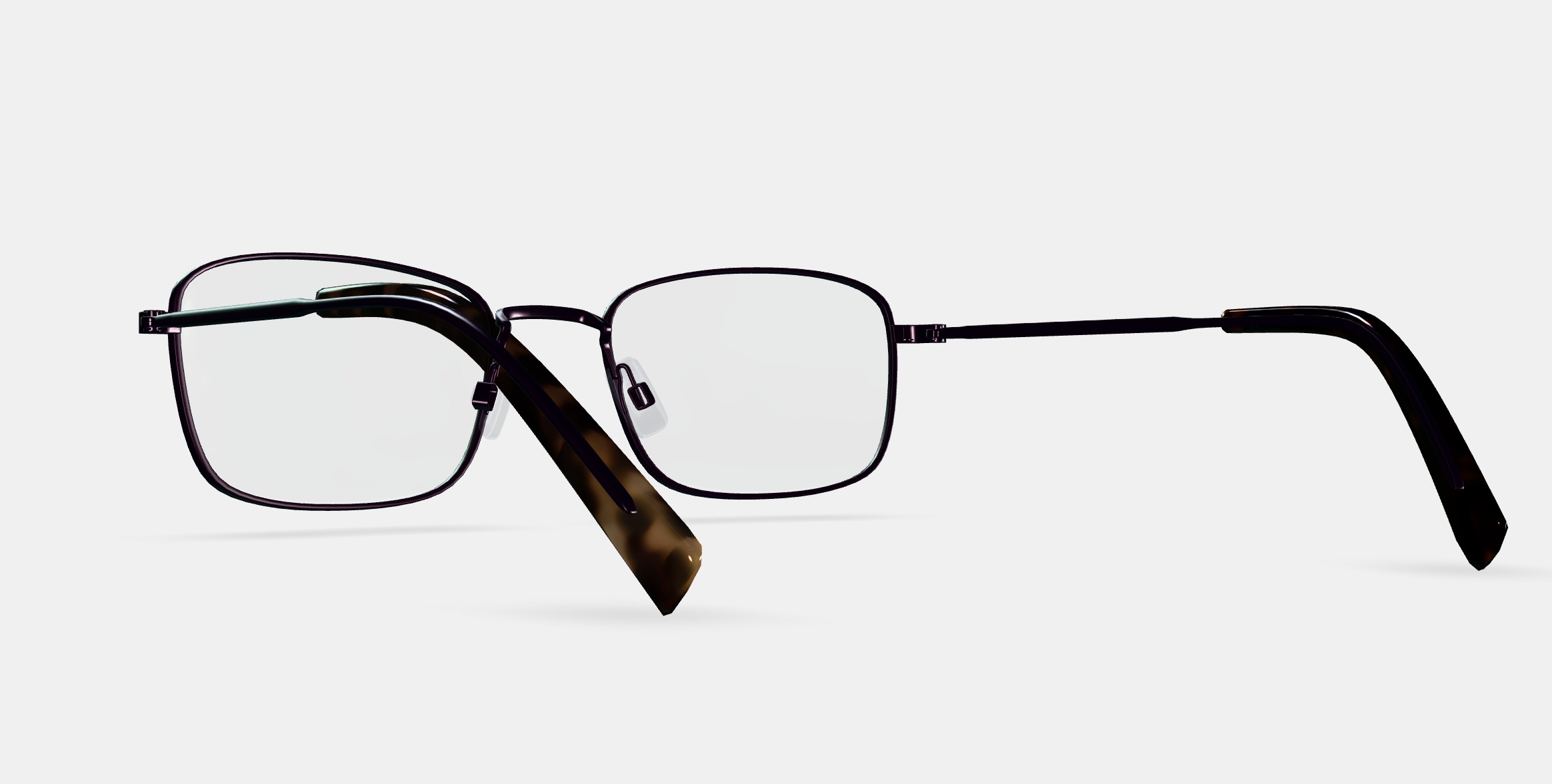 Thurston Eyeglasses in Carbon 3D model_3
