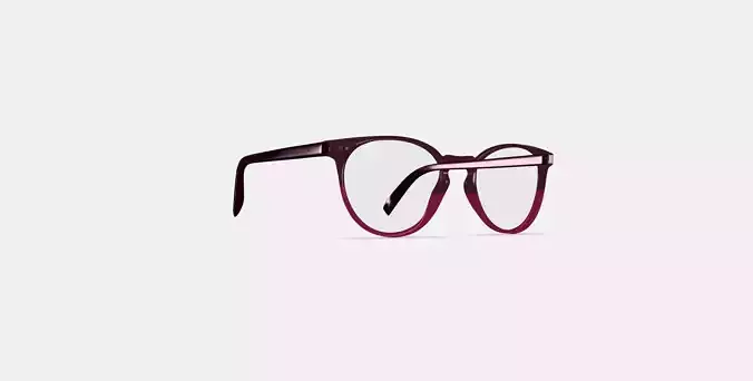 Blakeley Eyeglasses in Oxblood Fade