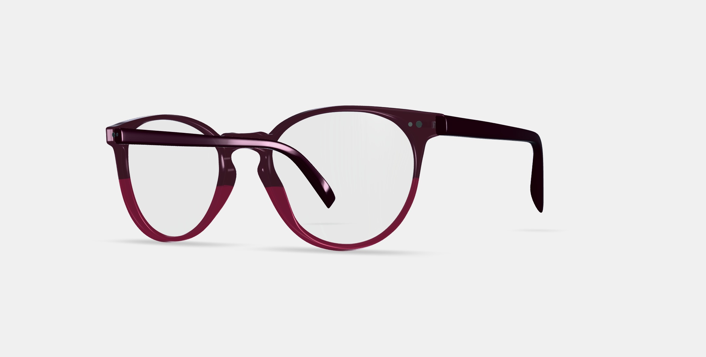 Blakeley Eyeglasses in Oxblood Fade 3D model_13