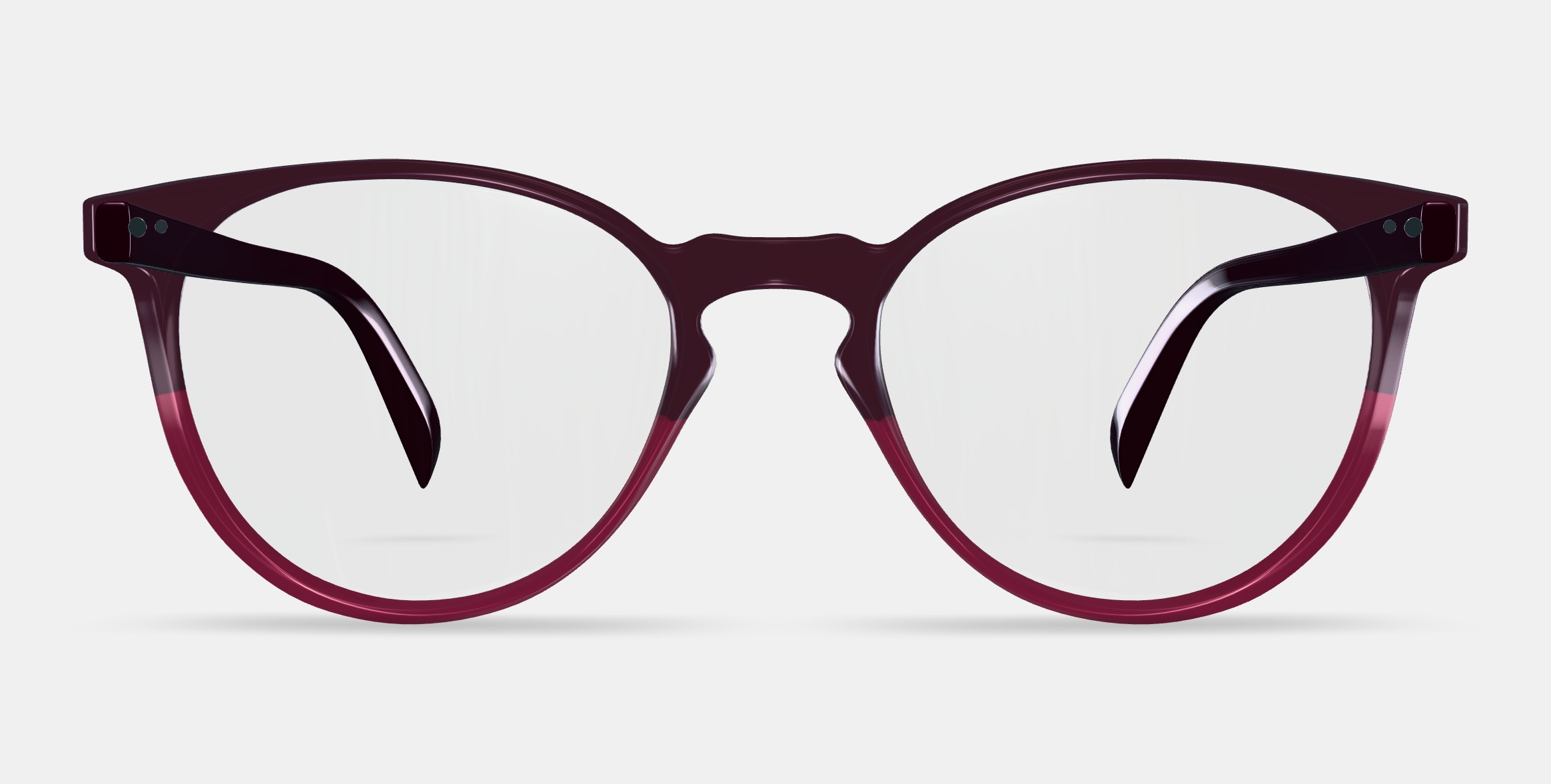 Blakeley Eyeglasses in Oxblood Fade 3D model_11