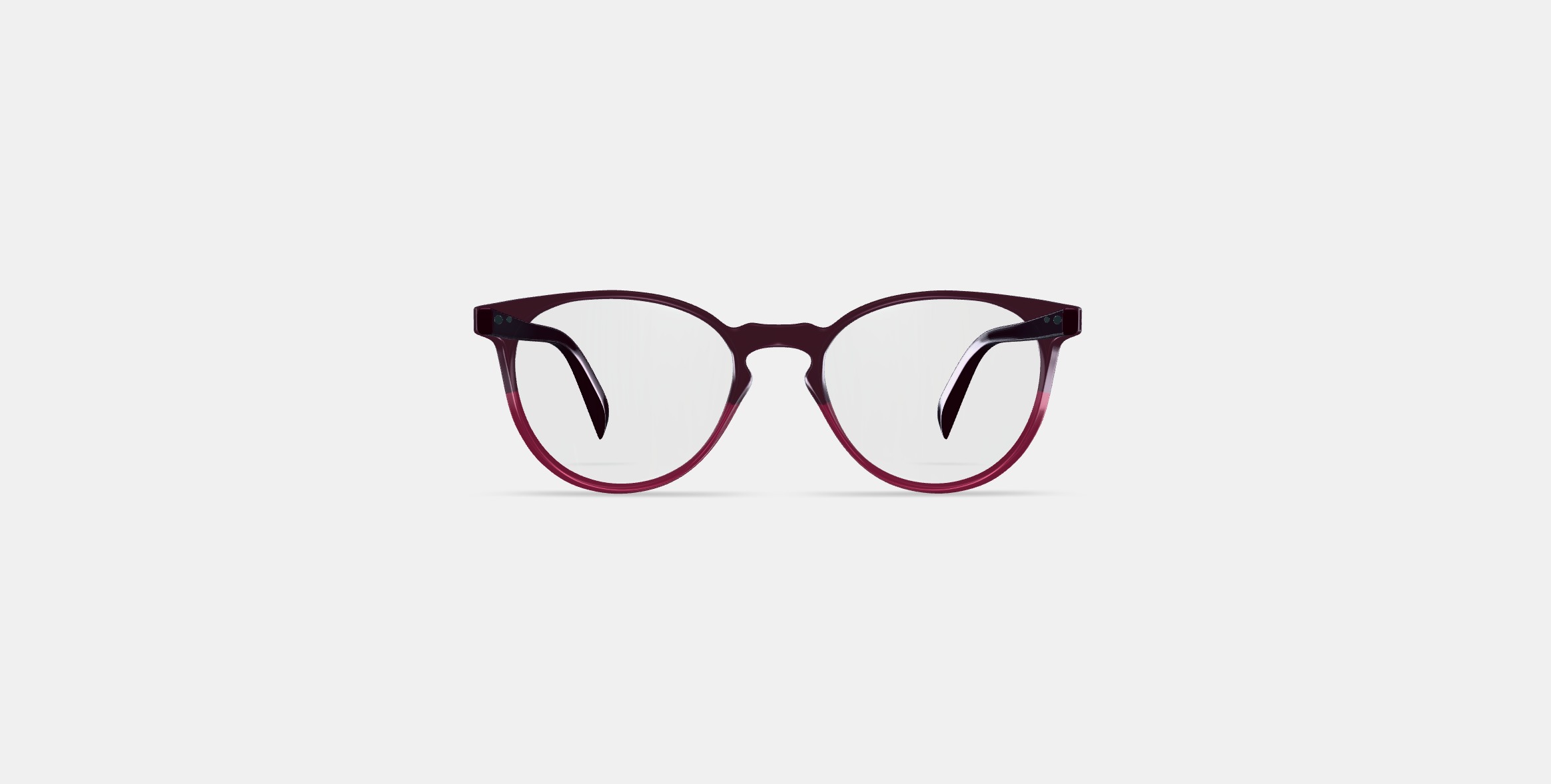 Blakeley Eyeglasses in Oxblood Fade 3D model_9