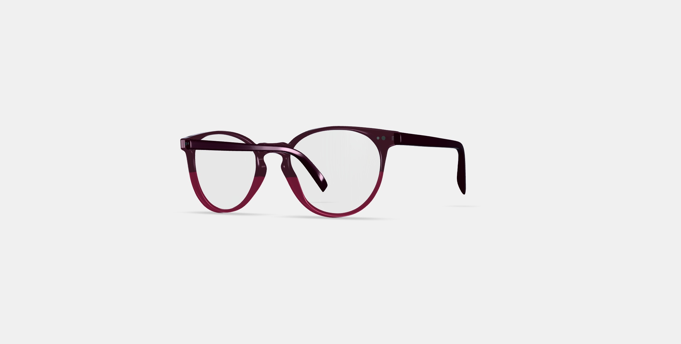 Blakeley Eyeglasses in Oxblood Fade 3D model_12