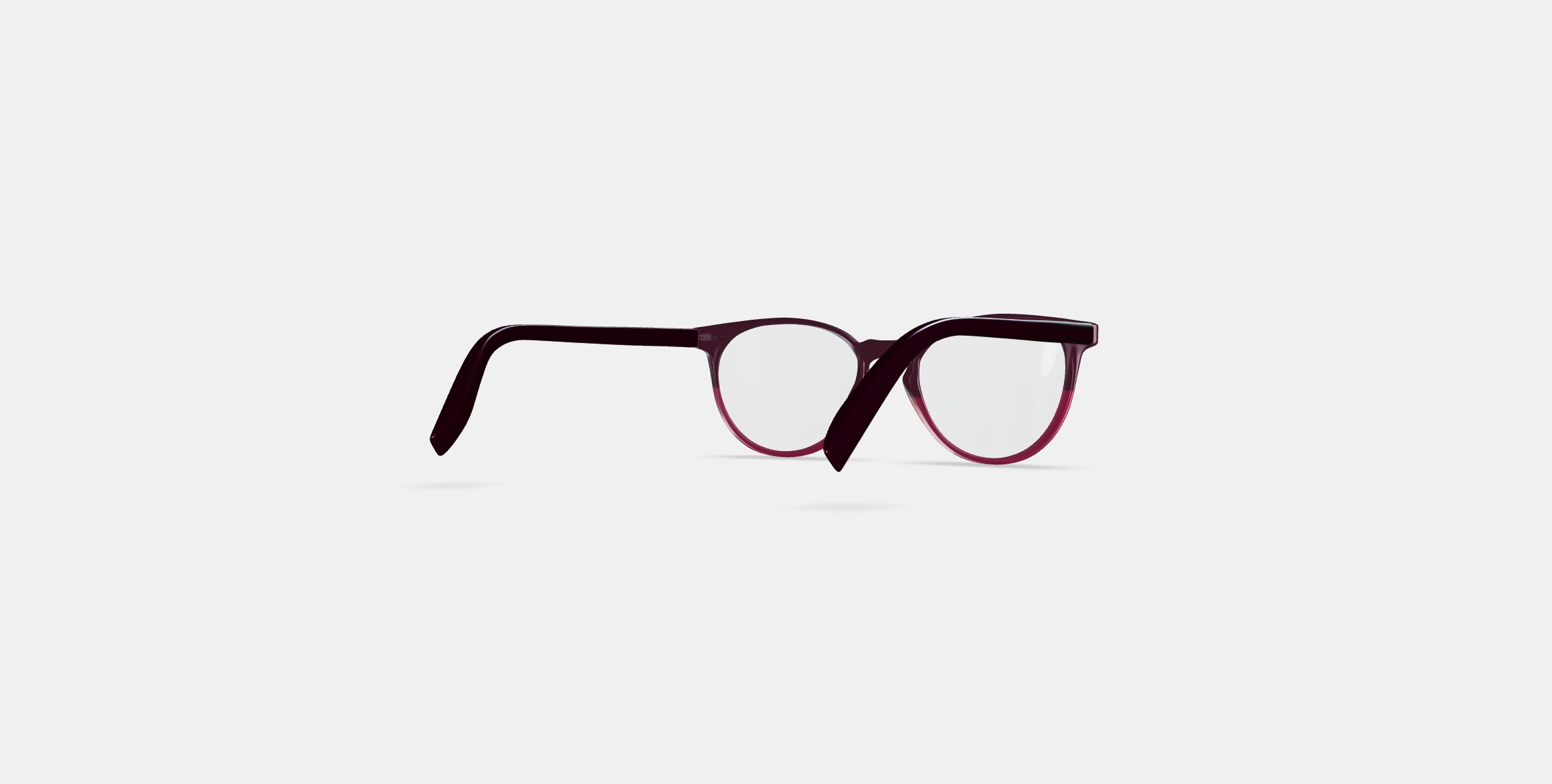 Blakeley Eyeglasses in Oxblood Fade 3D model_5