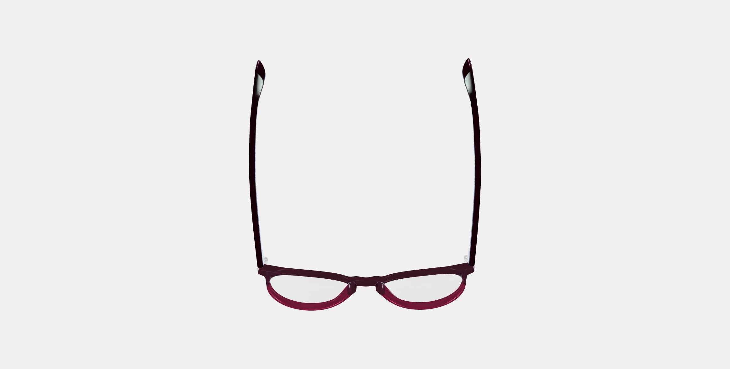 Blakeley Eyeglasses in Oxblood Fade 3D model_7