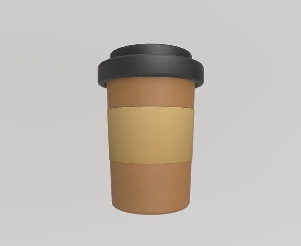 Stylized Low-Poly Fast Food Packaging Set Low-poly 3D model 4
