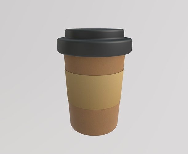 Stylized Low-Poly Fast Food Packaging Set Low-poly 3D model 5