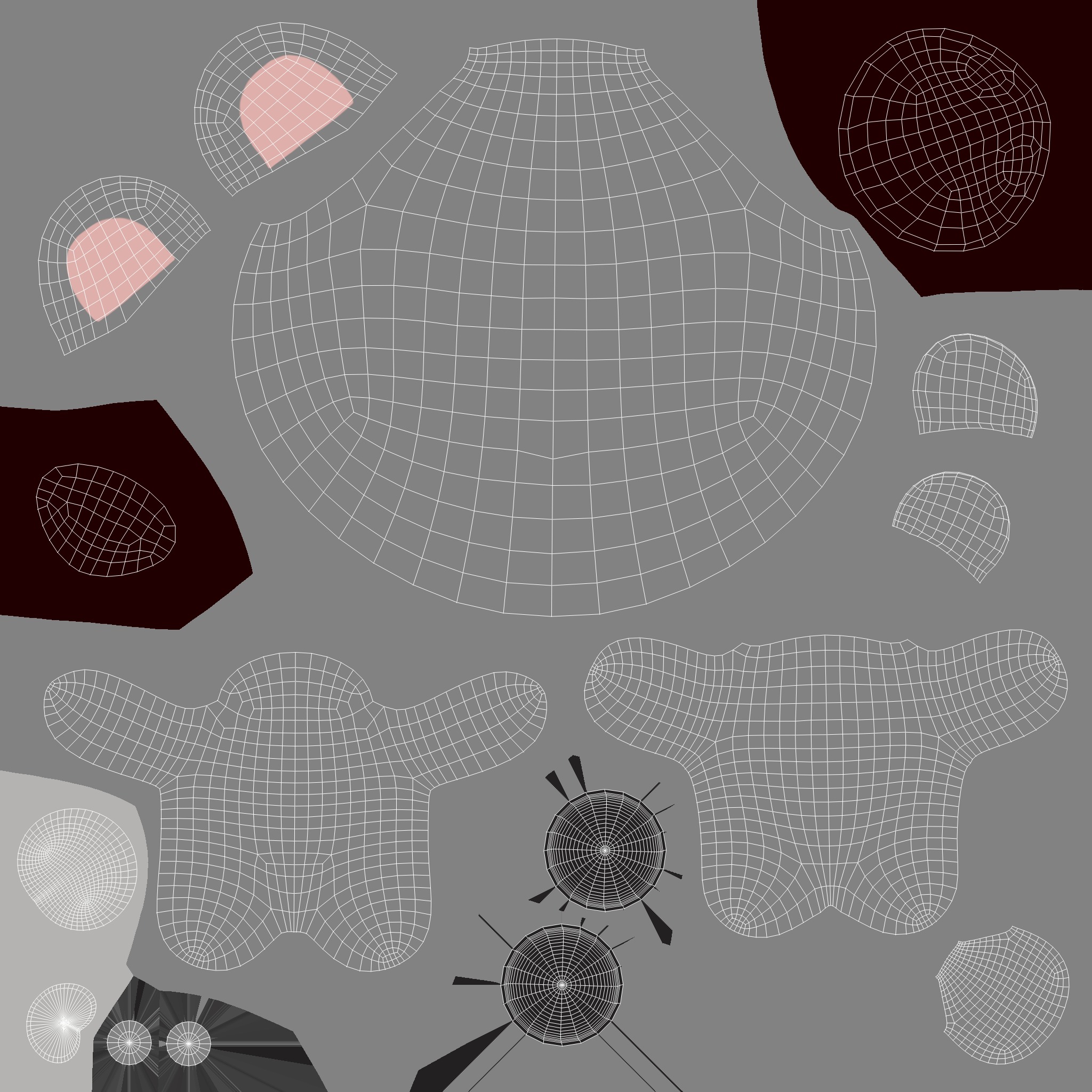 Character011 Chubby Rat Low-poly 3D model_11