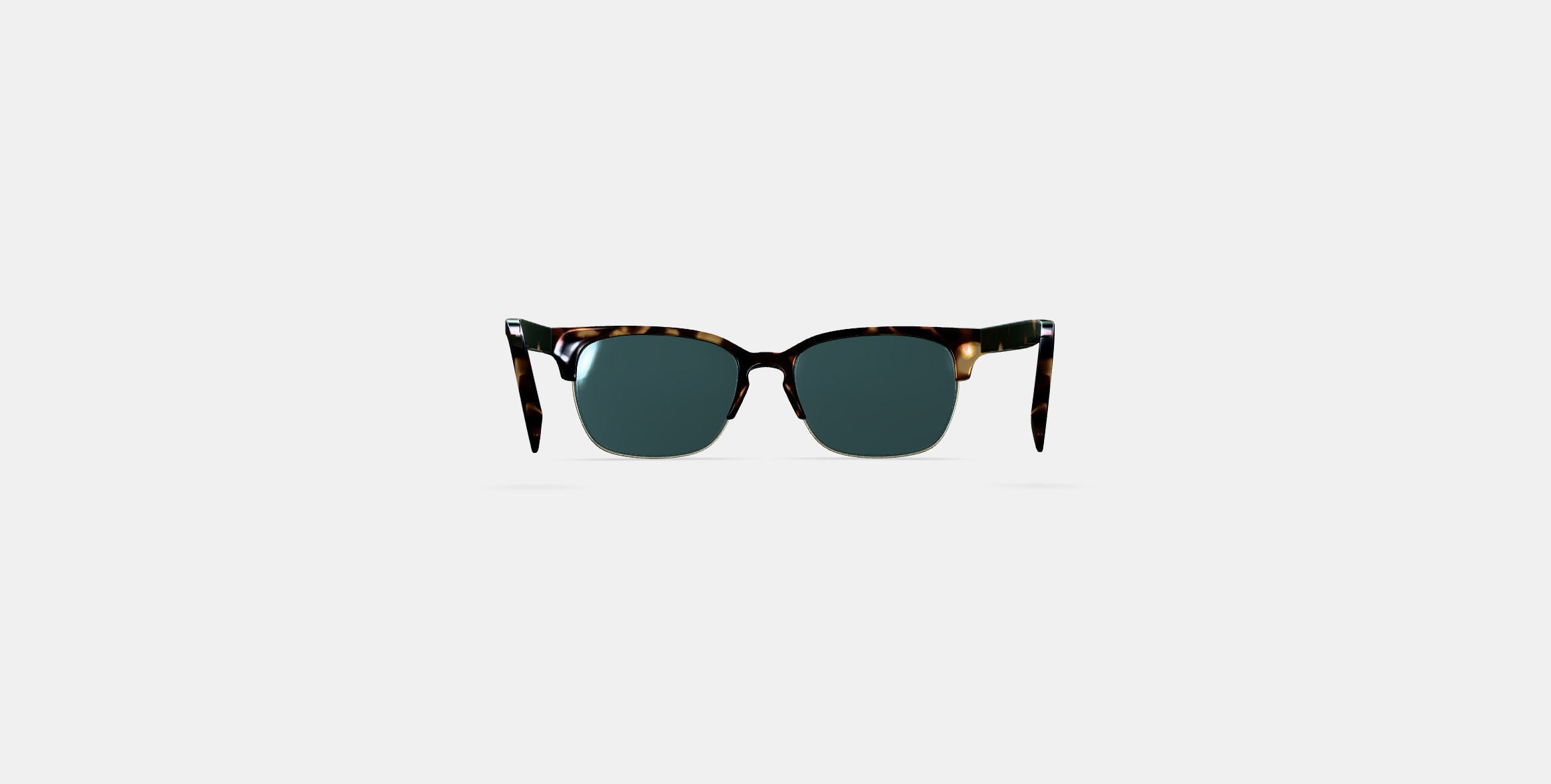 Ames Sunglasses in Whiskey Tortoise with Riesling 3D model_14