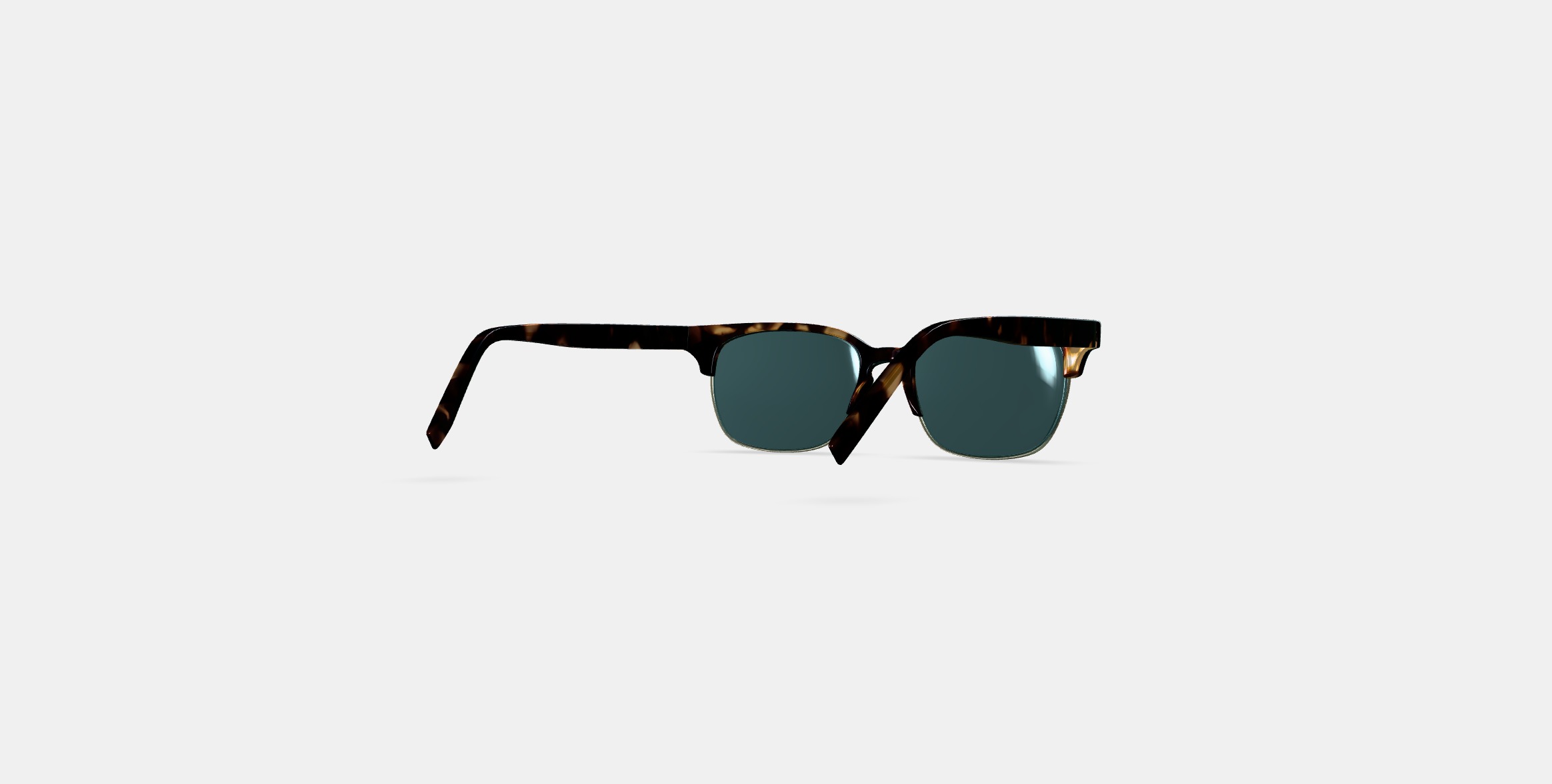 Ames Sunglasses in Whiskey Tortoise with Riesling 3D model_4