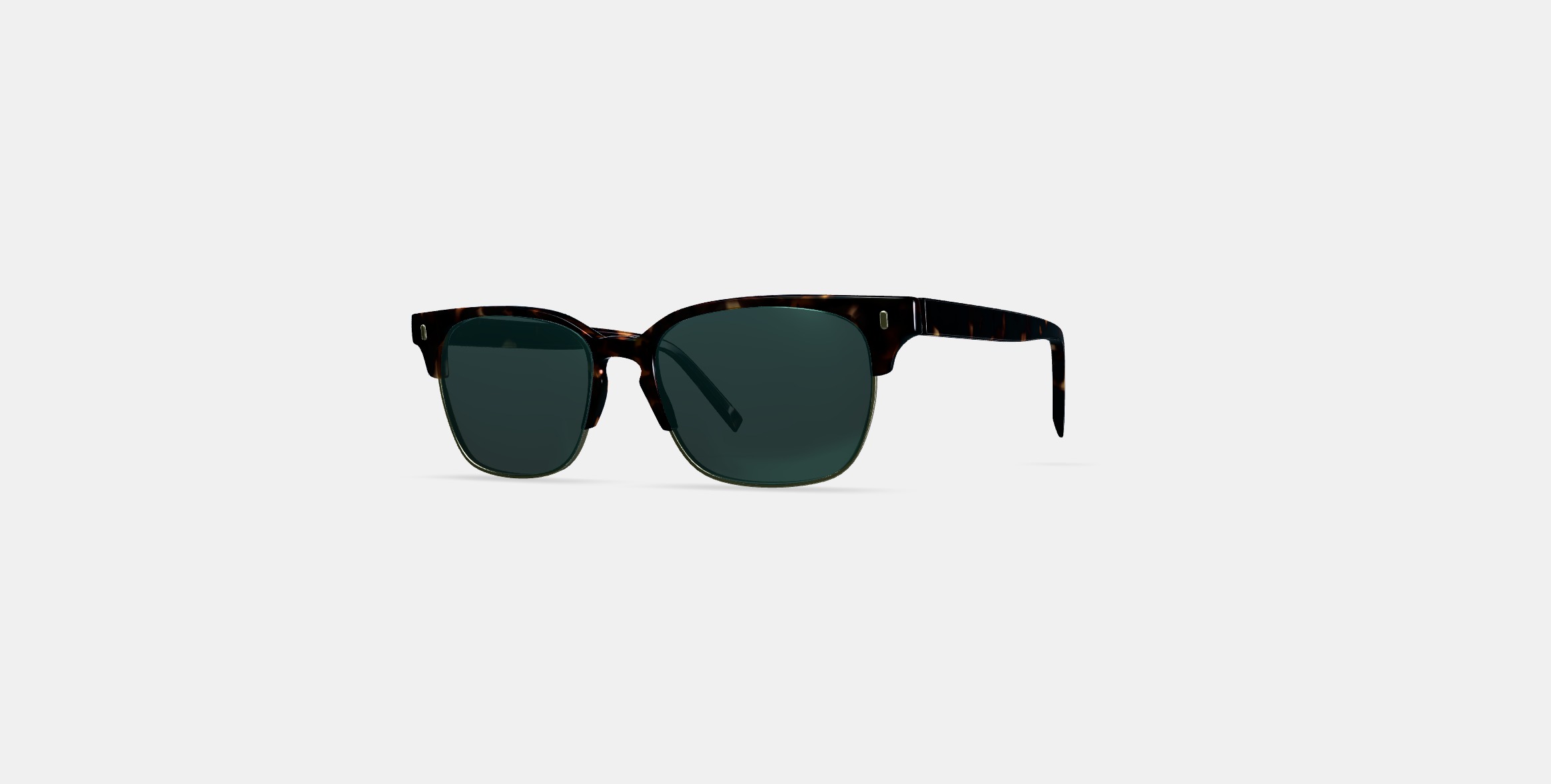 Ames Sunglasses in Whiskey Tortoise with Riesling 3D model_12