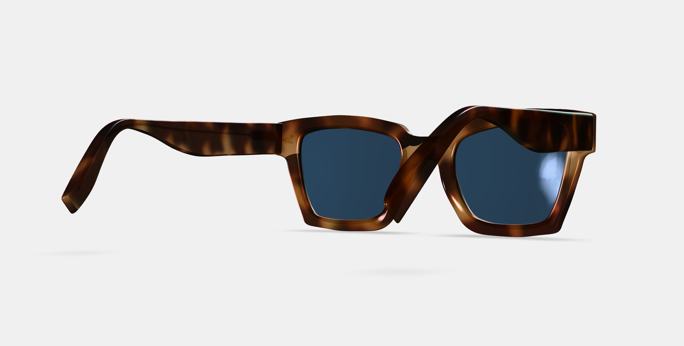 Sonia Sunglasses in Oak Barrel 3D model_6