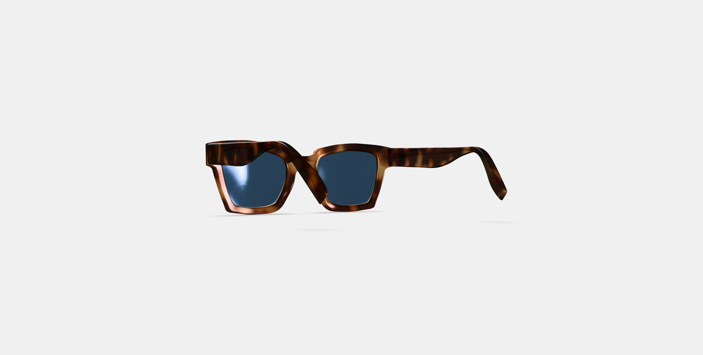 Sonia Sunglasses in Oak Barrel 3D model_16