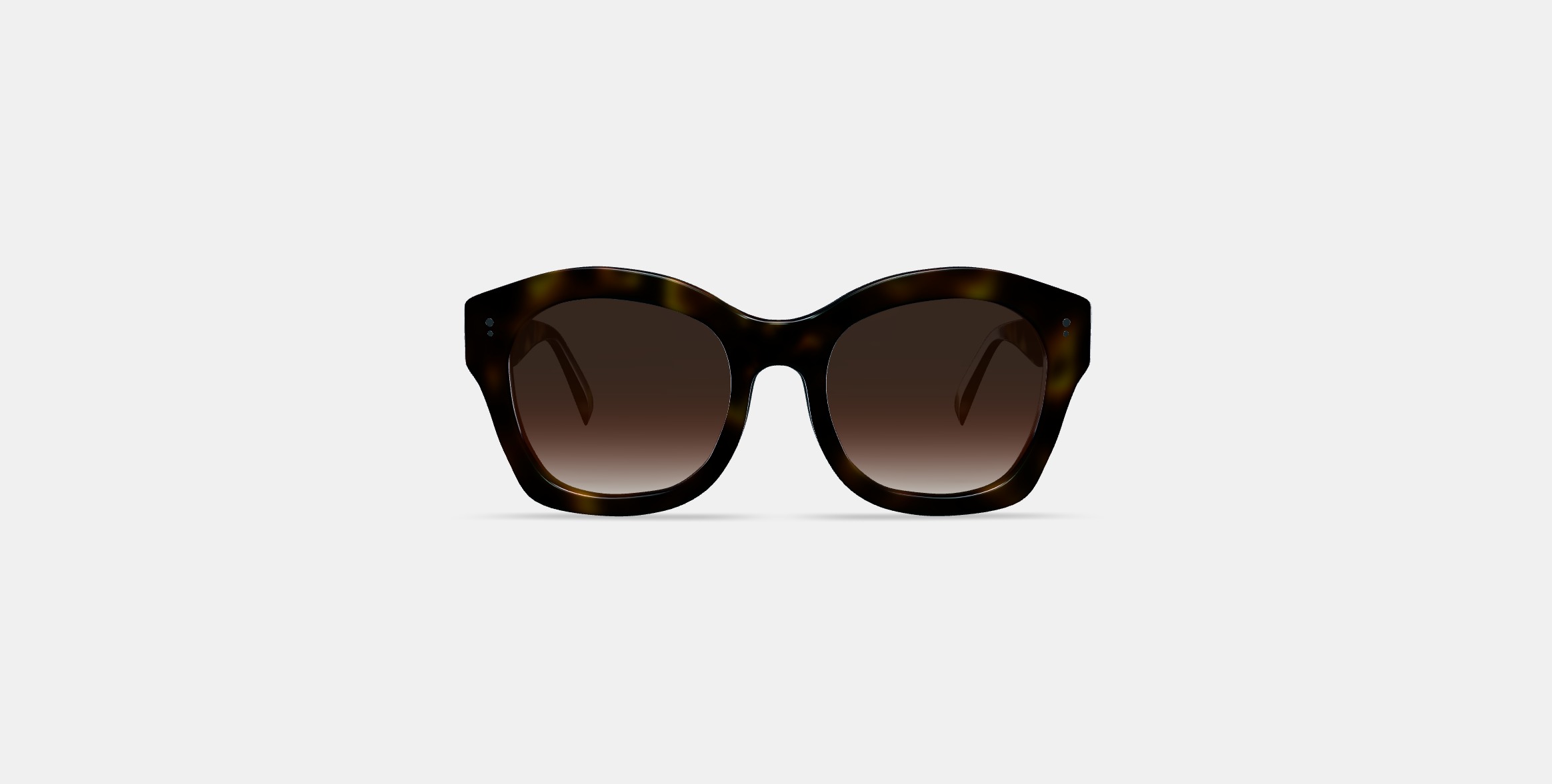 Gael Sunglasses in Cognac Tortoise 3D model_10