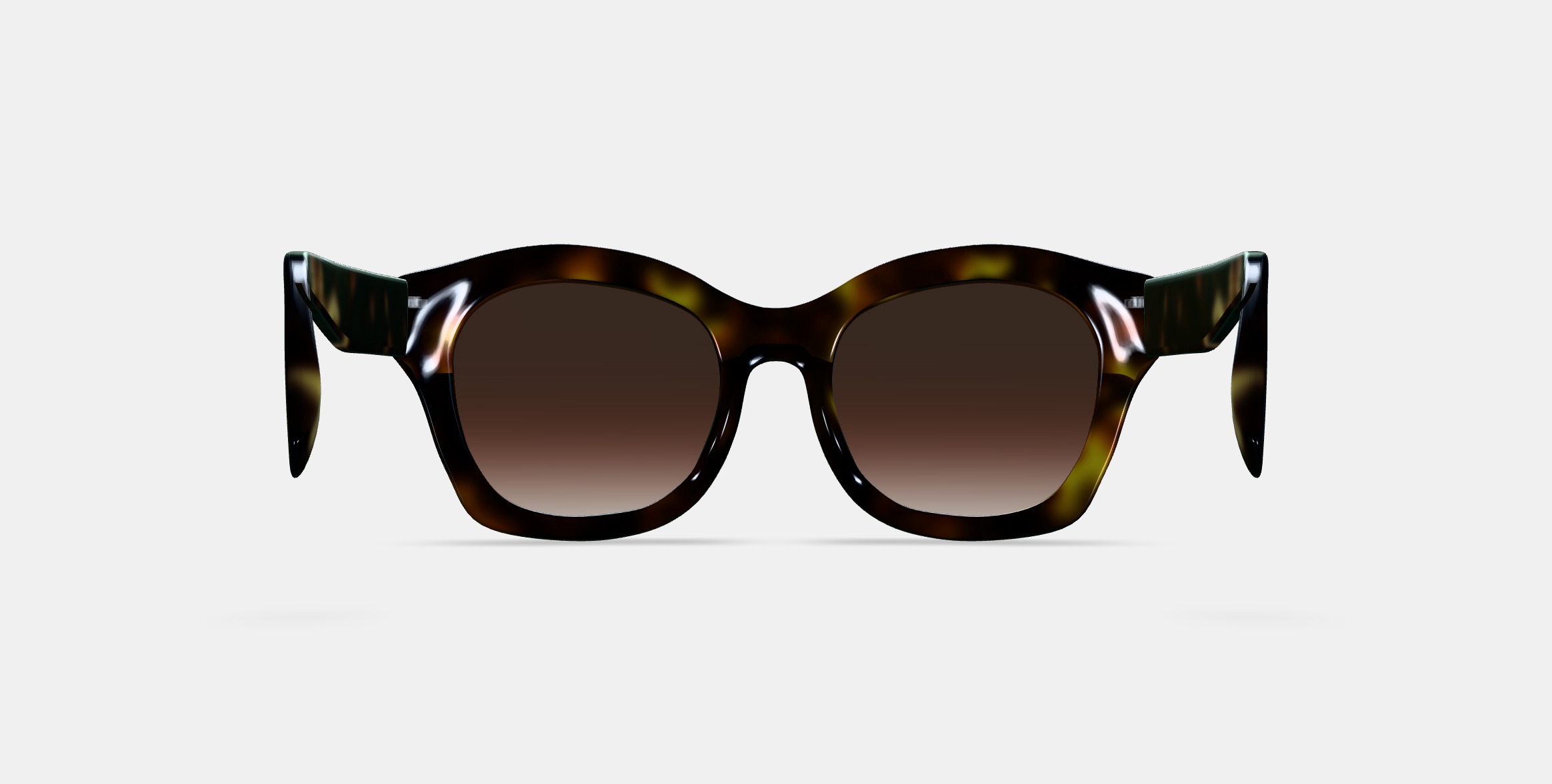 Gael Sunglasses in Cognac Tortoise 3D model_15