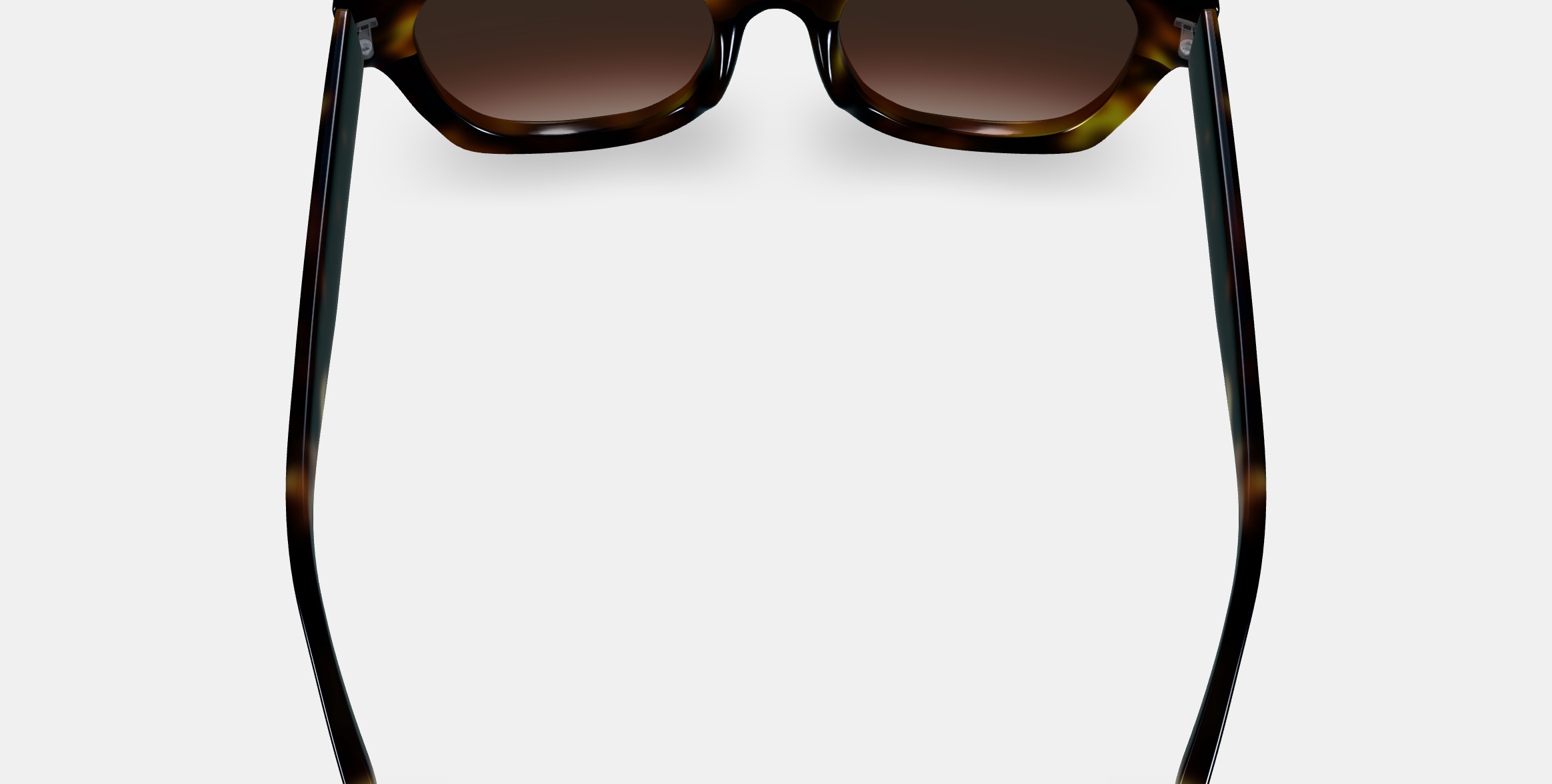 Gael Sunglasses in Cognac Tortoise 3D model_4