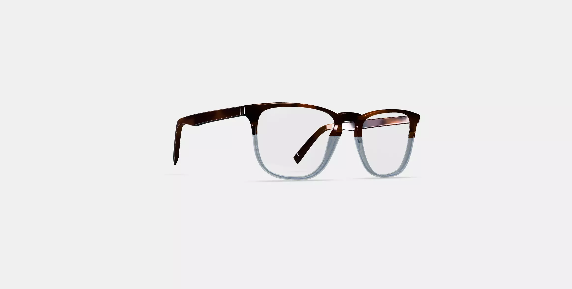 Vaughan Eyeglasses in Eastern Bluebird Fade 3D model_0