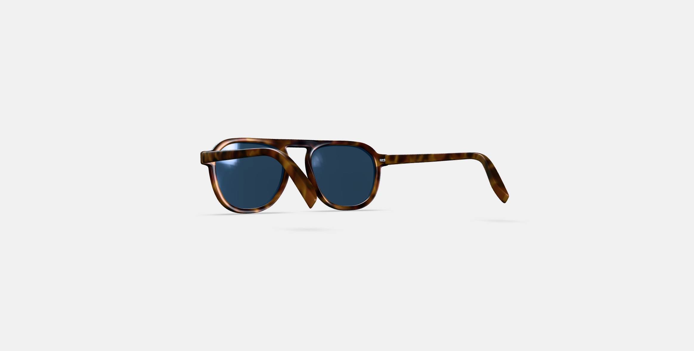 Blaise Sunglasses in Woodgrain Tortoise 3D model_16