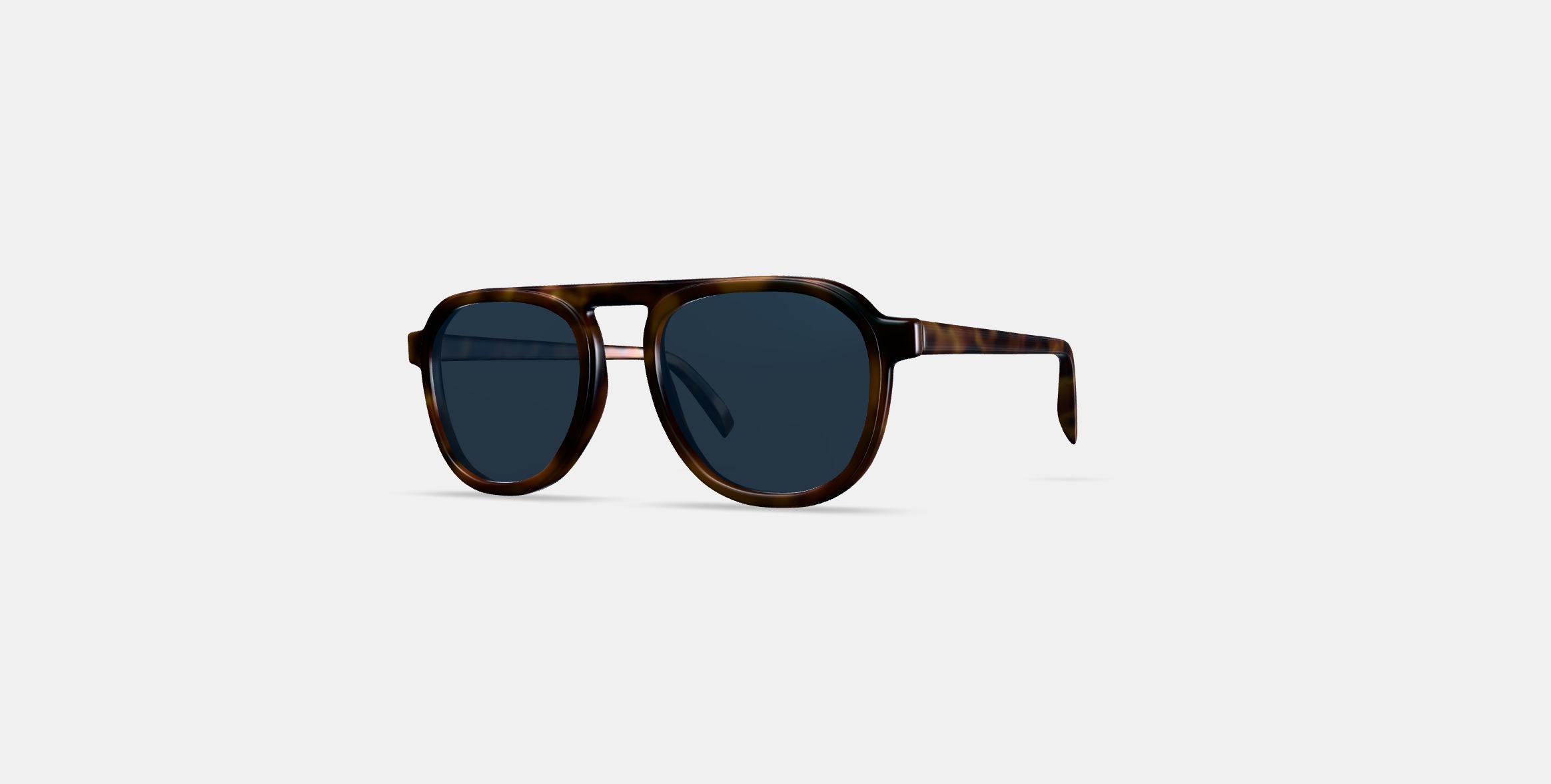 Blaise Sunglasses in Woodgrain Tortoise 3D model_12