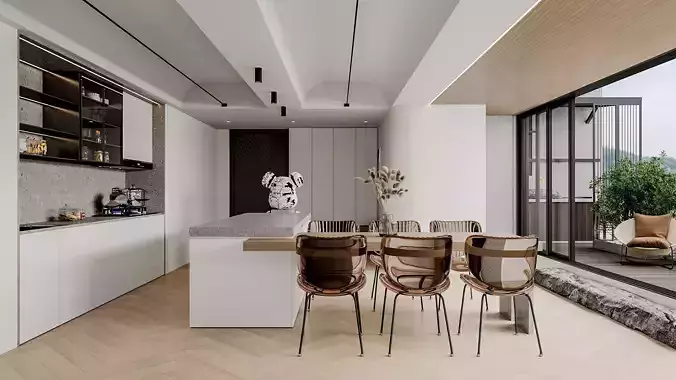 apartment interior scenes     