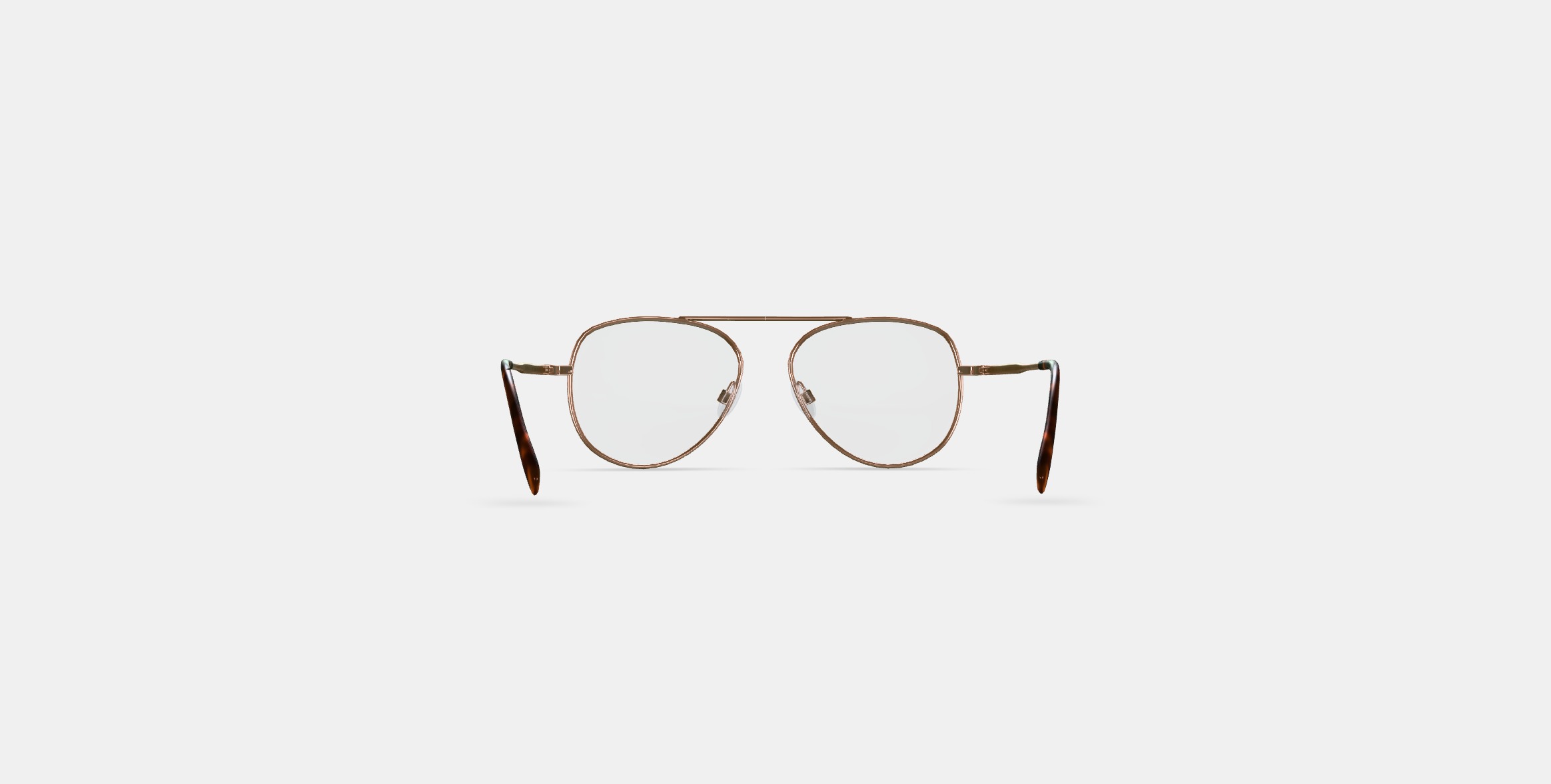 Belmar Eyeglasses in Polished Gold 3D model_14