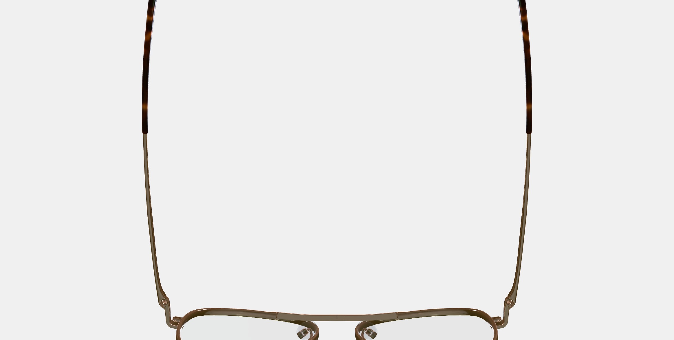 Belmar Eyeglasses in Polished Gold 3D model_8