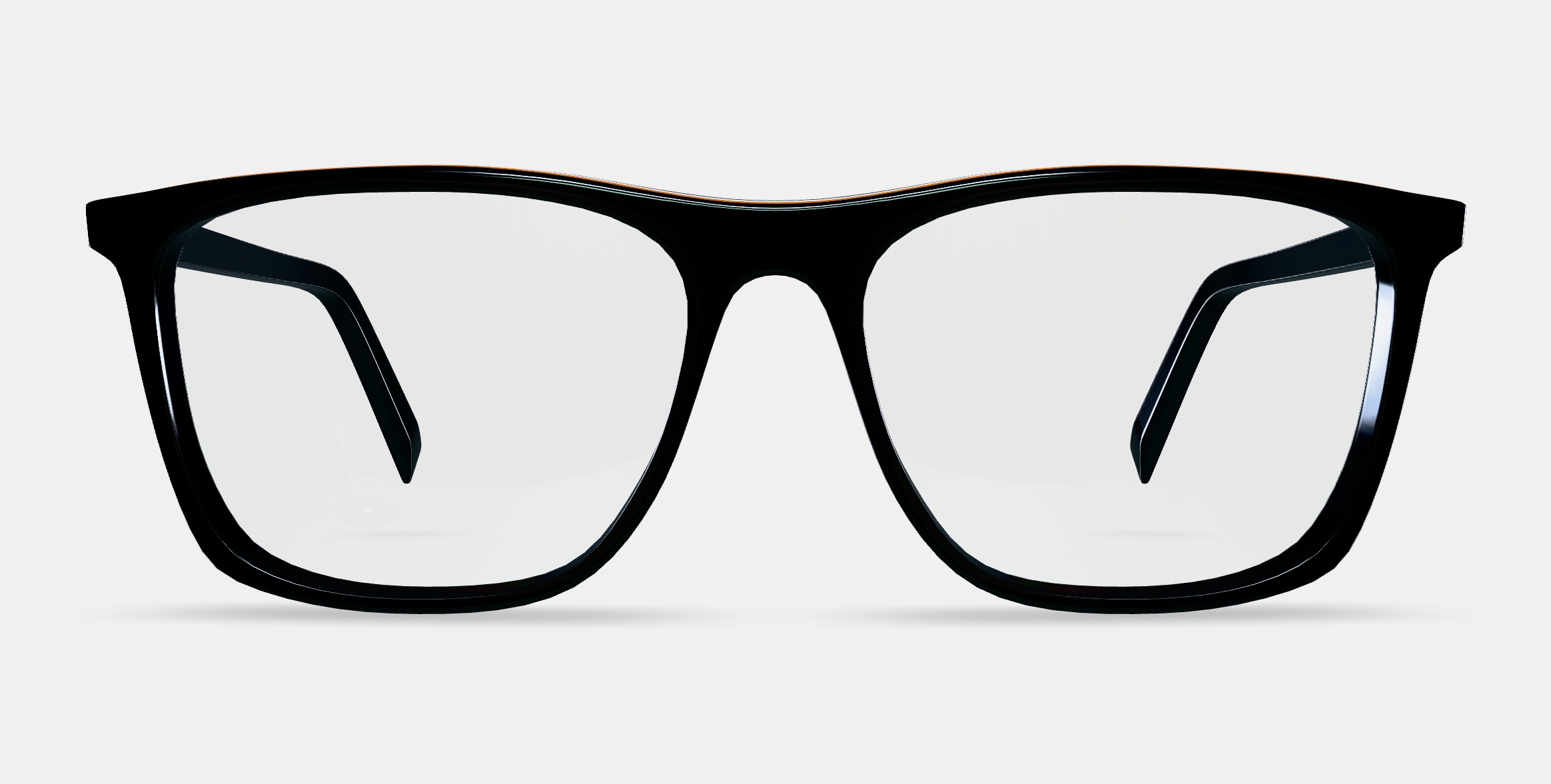 Fletcher Eyeglasses in Black Matte Eclipse 3D model_11