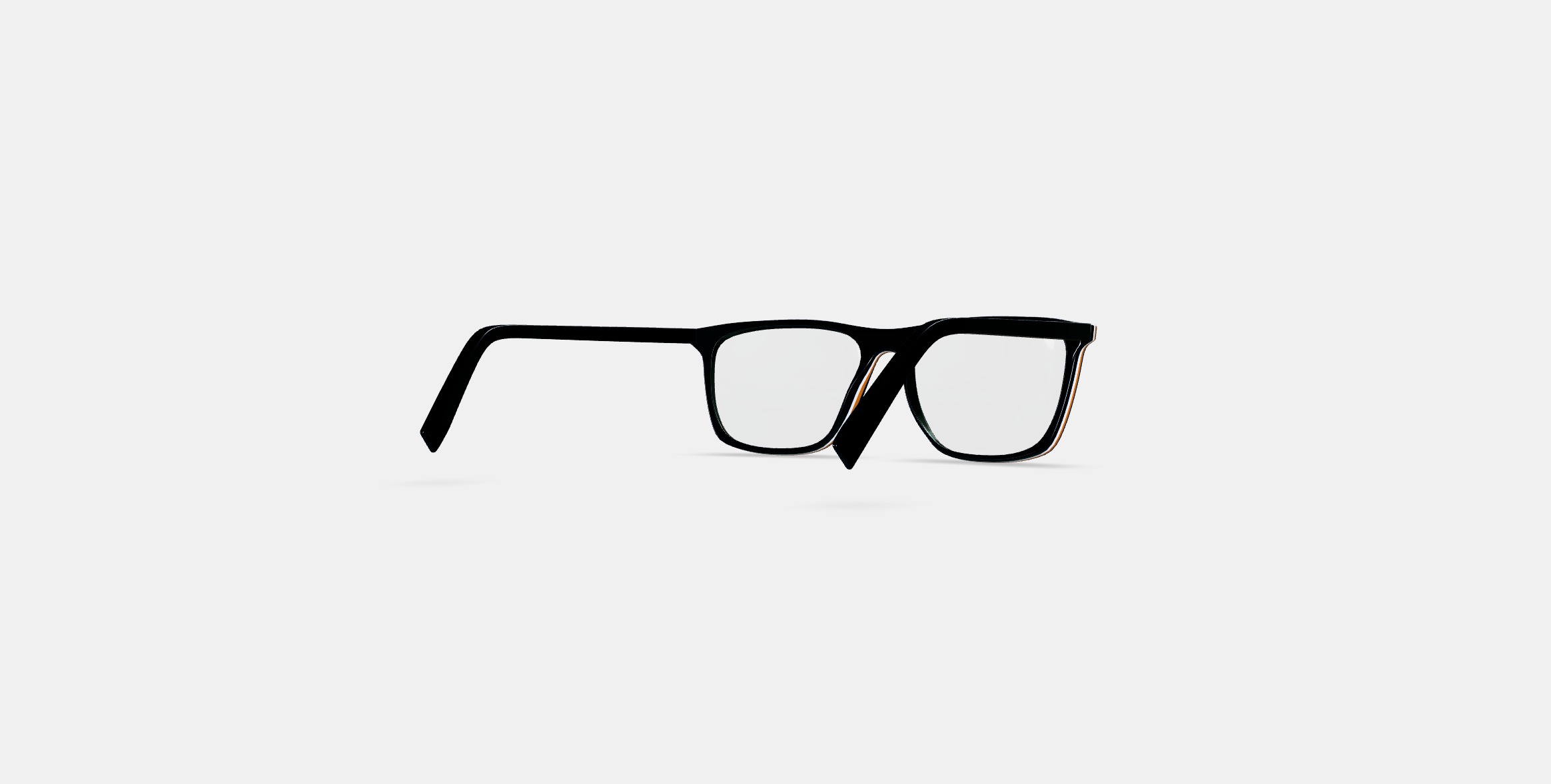 Fletcher Eyeglasses in Black Matte Eclipse 3D model_5