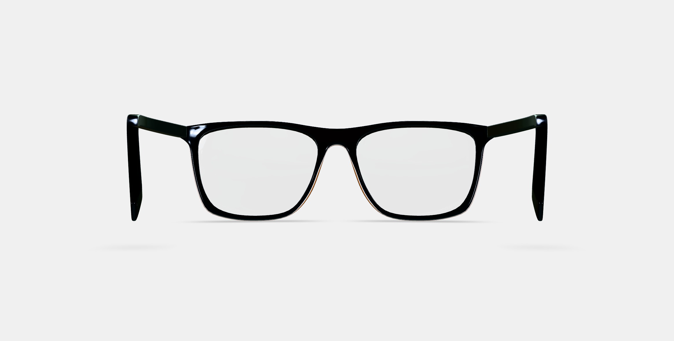 Fletcher Eyeglasses in Black Matte Eclipse 3D model_15