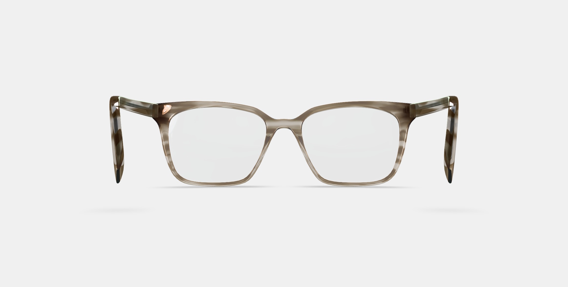 Hughes Eyeglasses in Chestnut Crystal 3D model_15