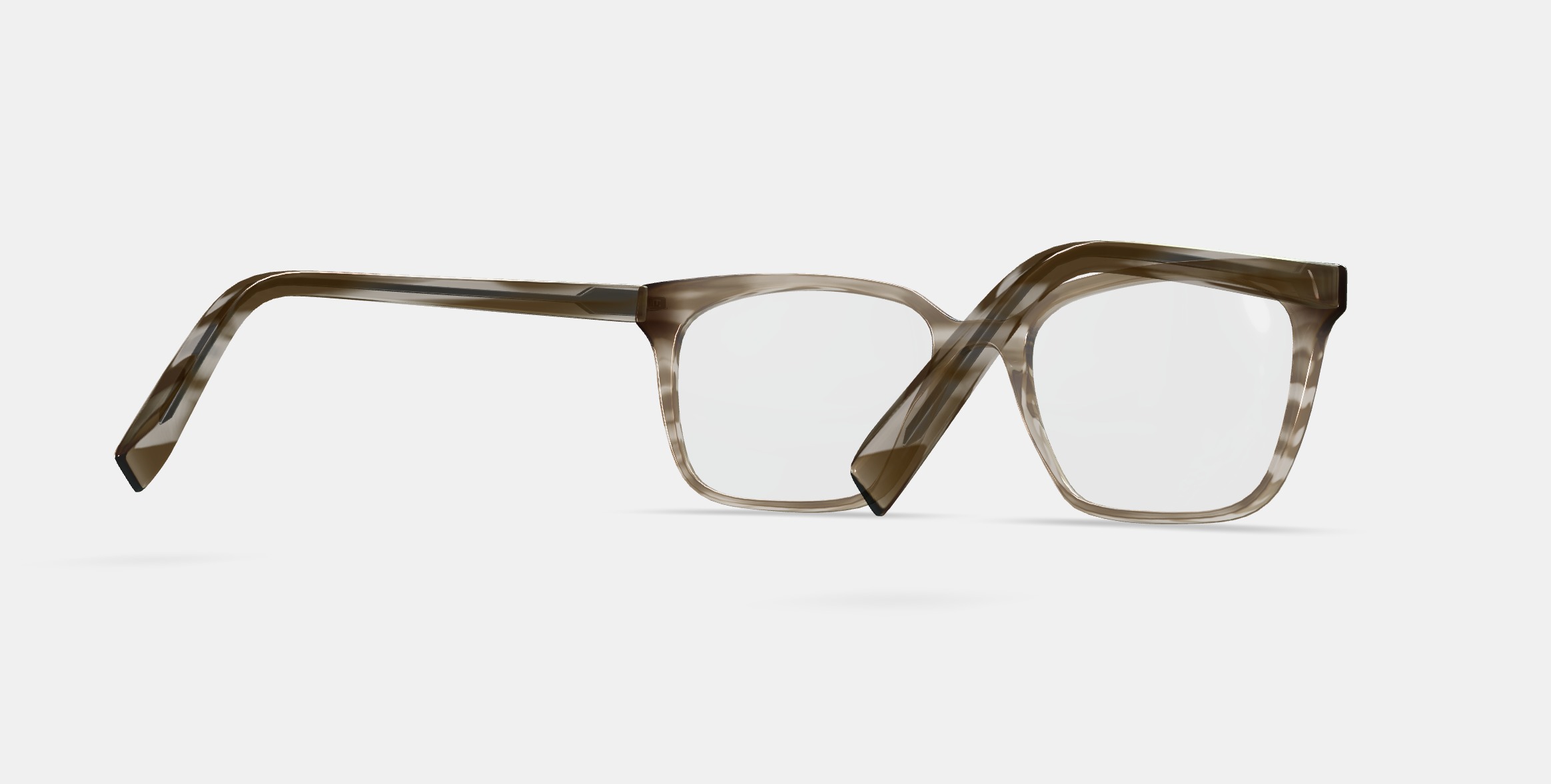 Hughes Eyeglasses in Chestnut Crystal 3D model_6