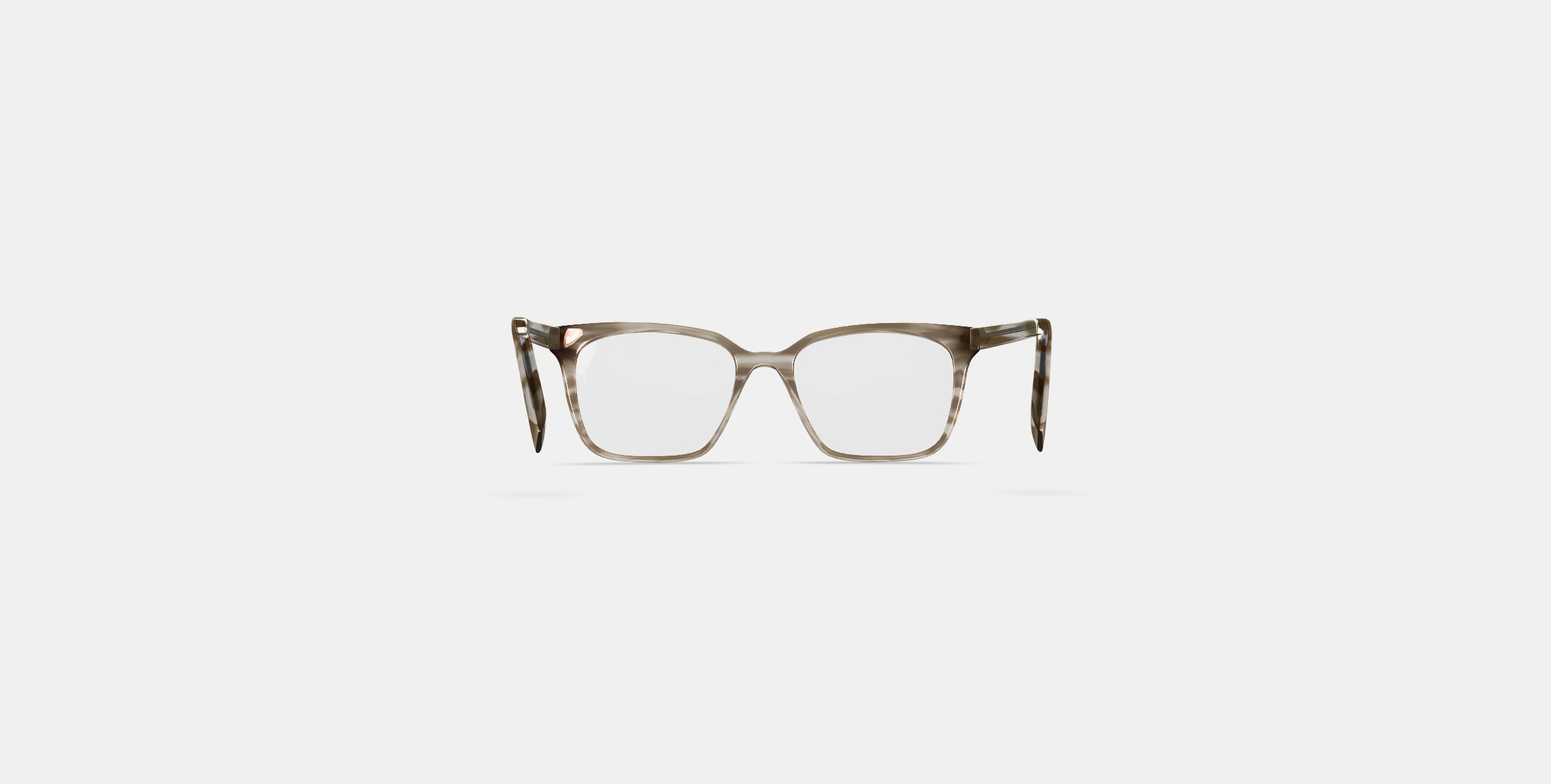 Hughes Eyeglasses in Chestnut Crystal 3D model_14