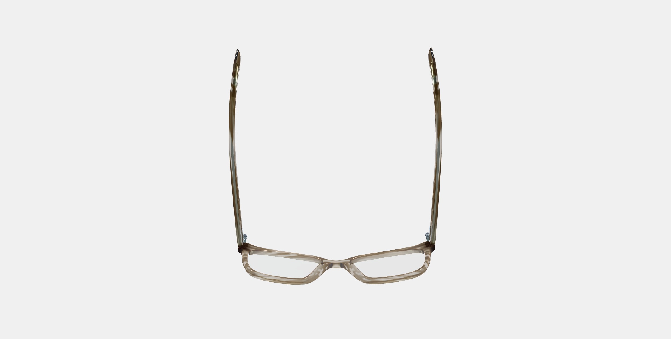 Hughes Eyeglasses in Chestnut Crystal 3D model_7