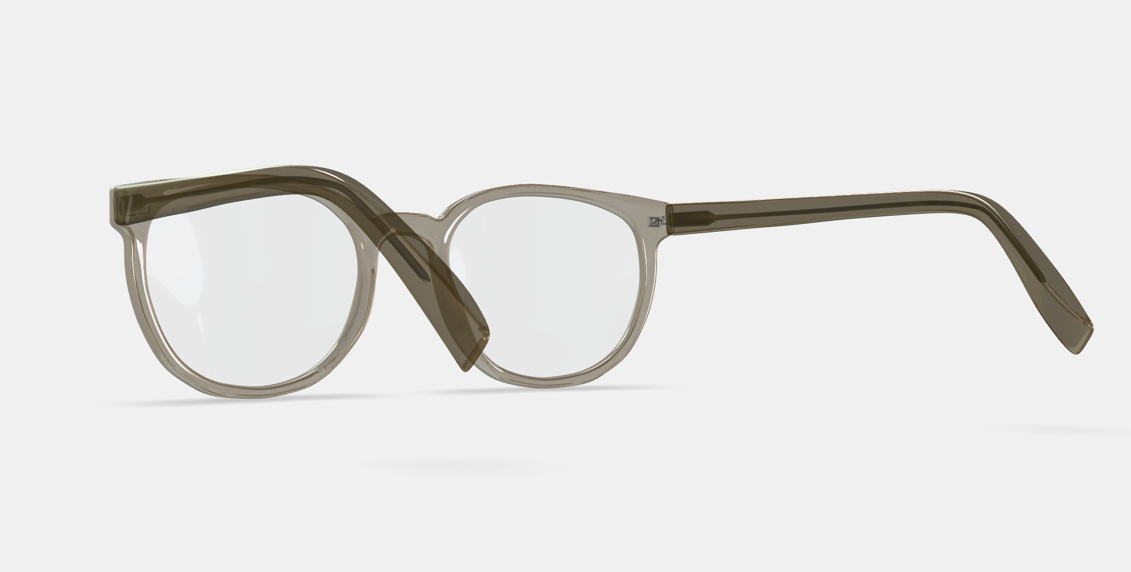 Gillian Eyeglasses in Nutmeg Crystal 3D model_2