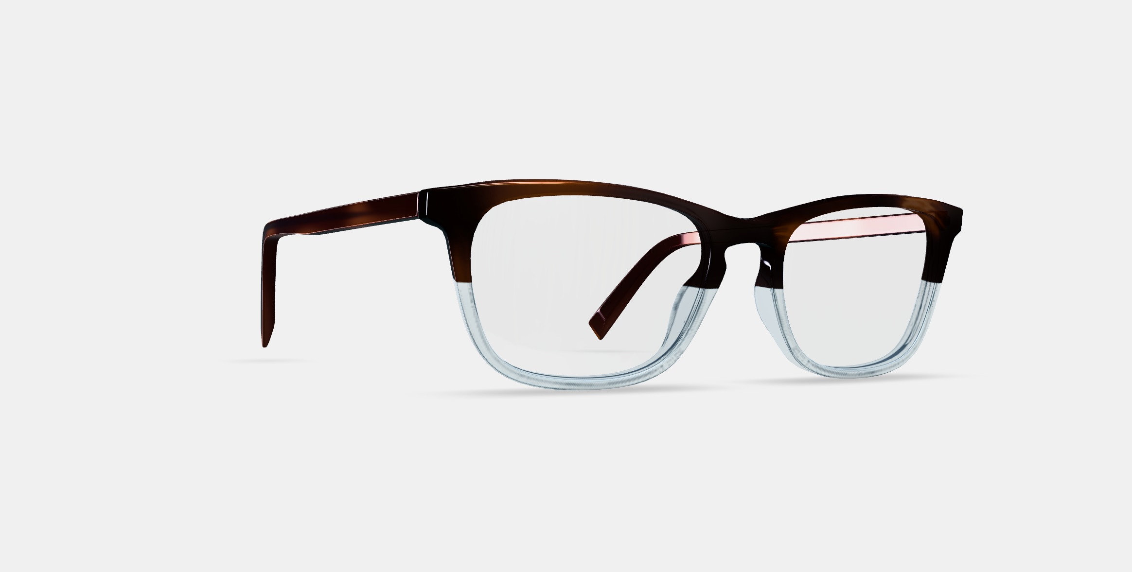 Welty Low Bridge Fit Eyeglasses in Eastern Bluebird Fade 3D model_9