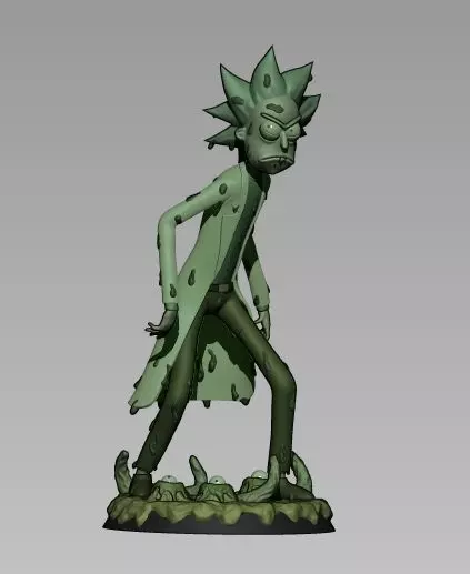 Rick and Morty  toxica  3D print model_3