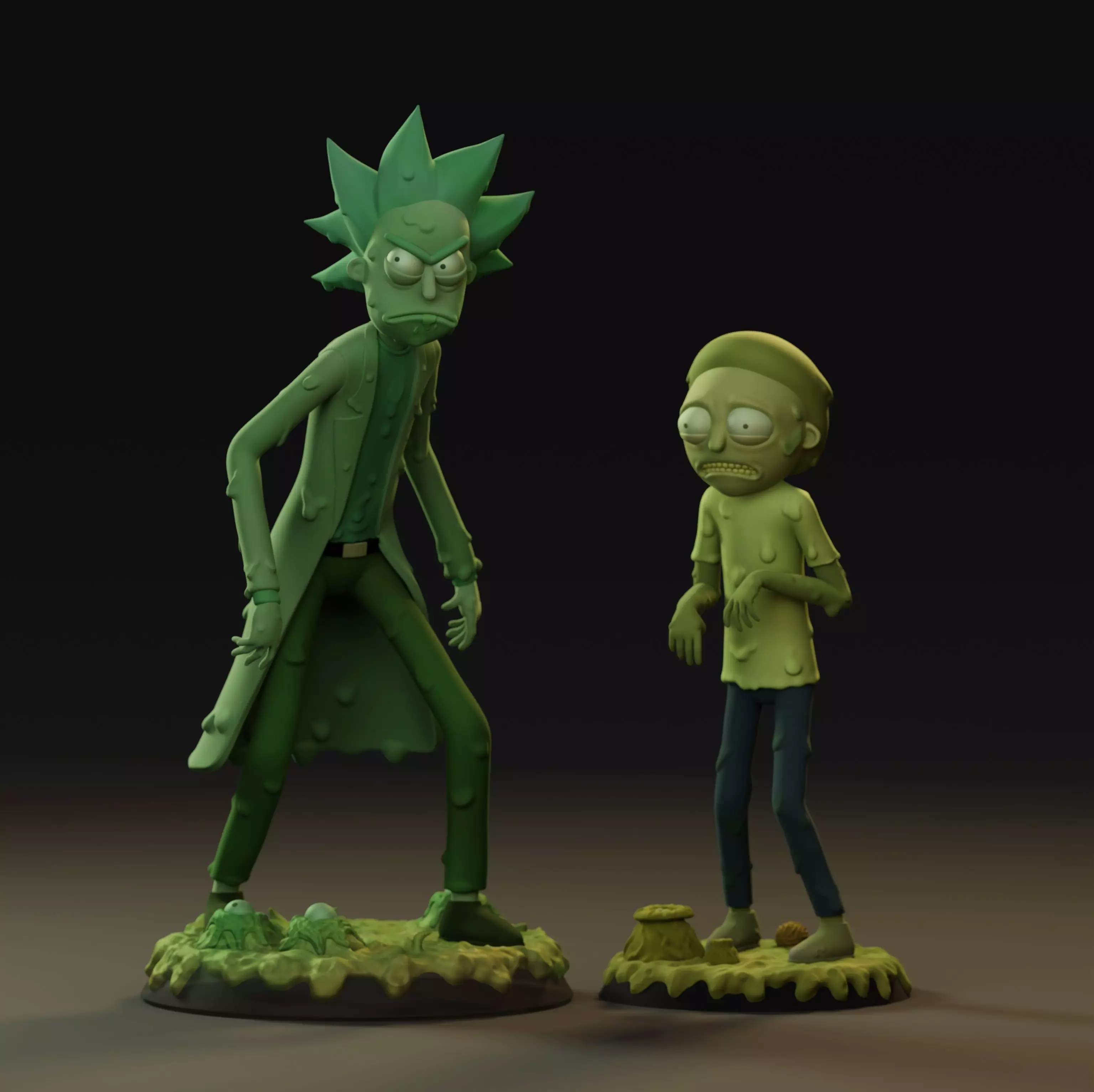 Rick and Morty  toxica  3D print model_0