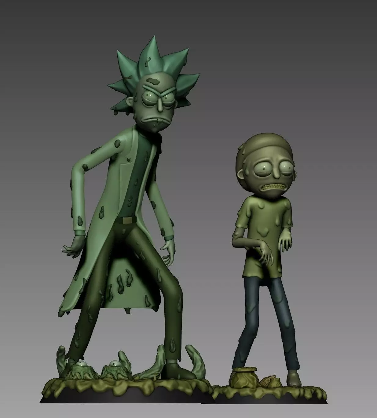 Rick and Morty  toxica  3D print model_1