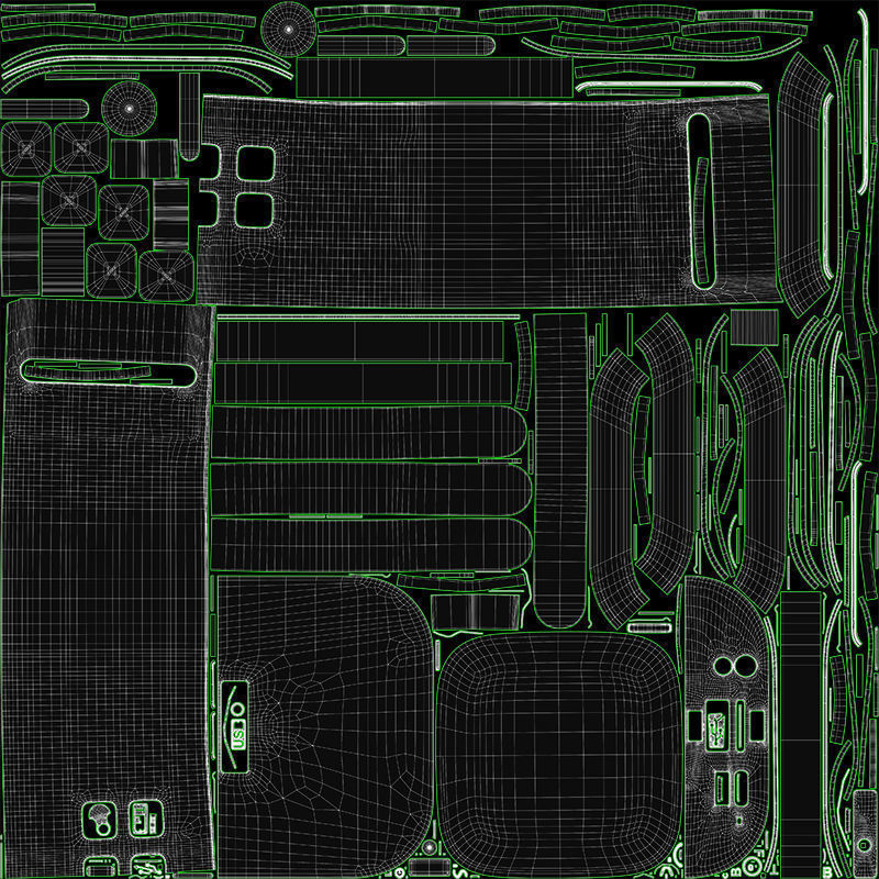 Wireless music Speaker Low-poly 3D model_11