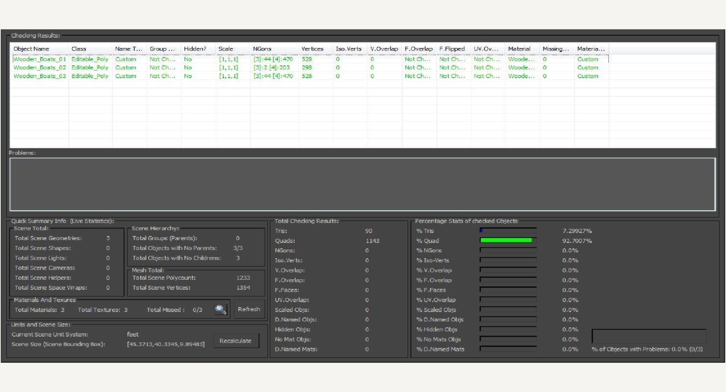 Low-Poly Wooden Boats Low-poly 3D model_21