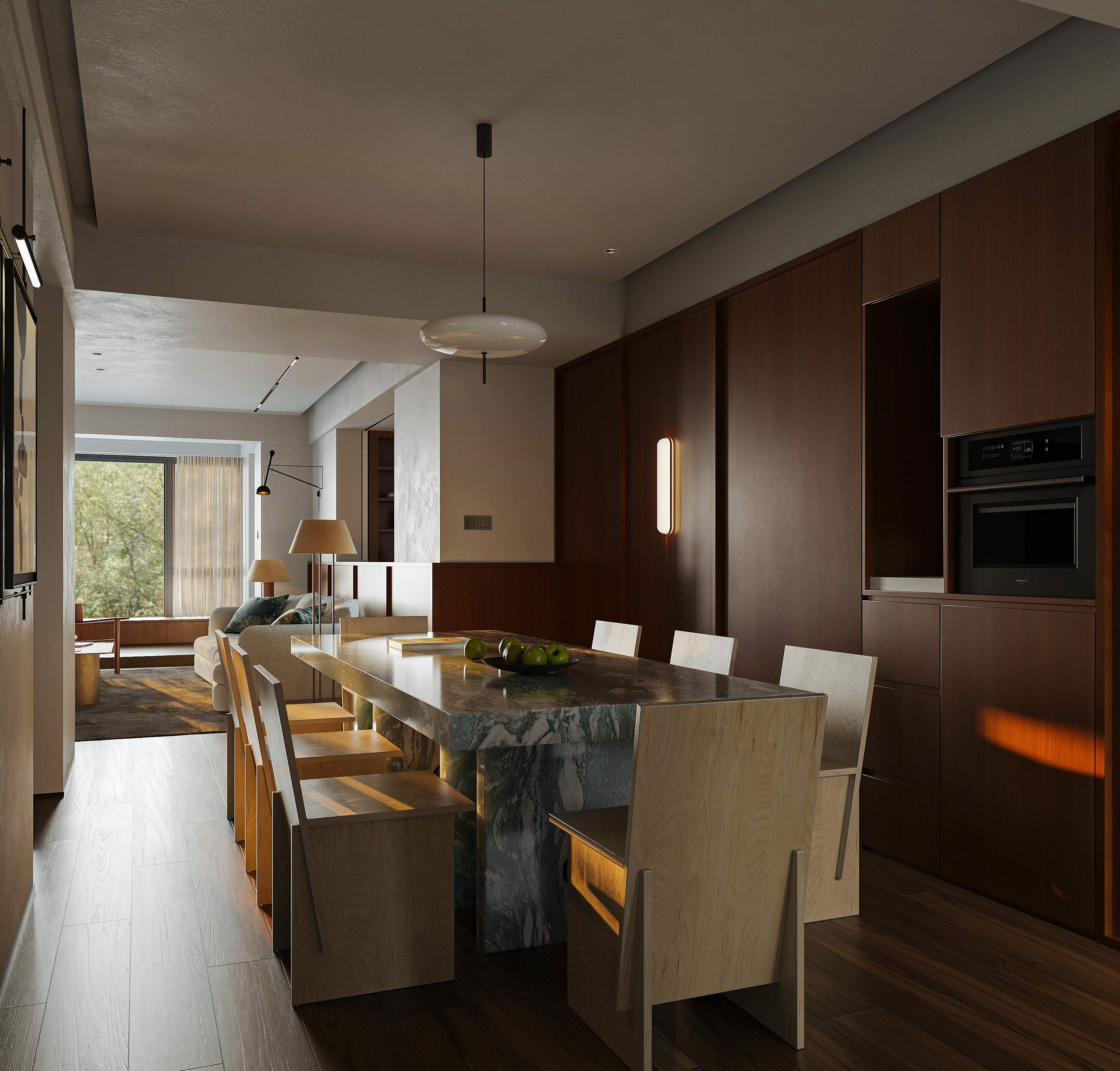 apartment interior     3D model_3